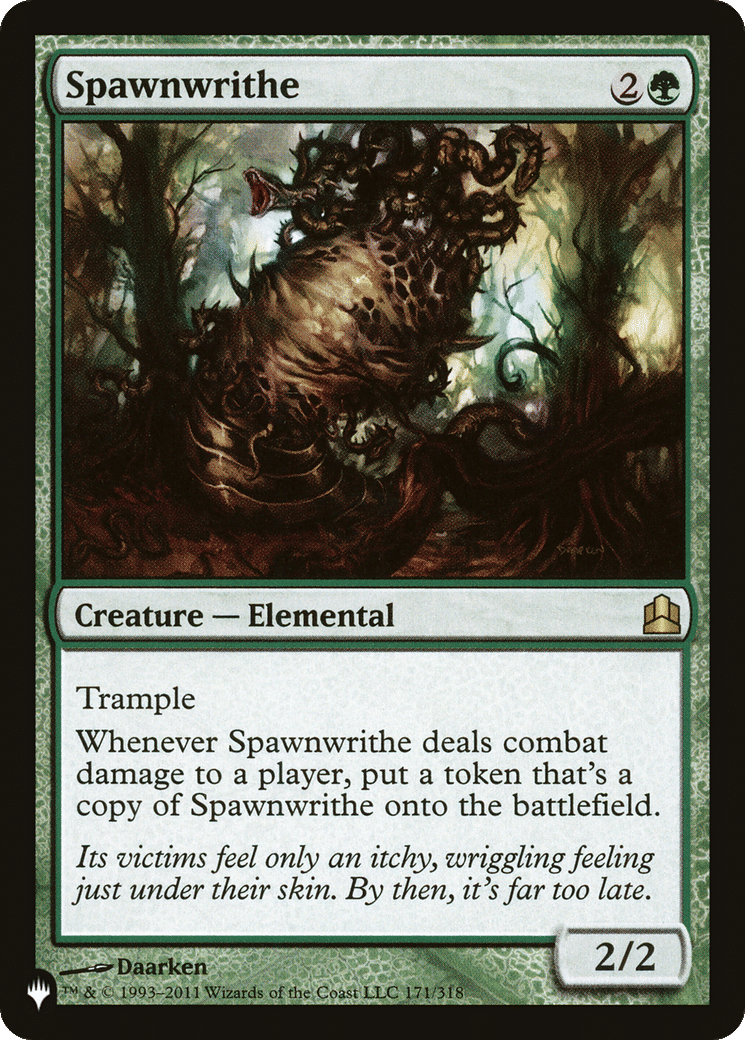 Spawnwrithe — The List — Magic: The Gathering