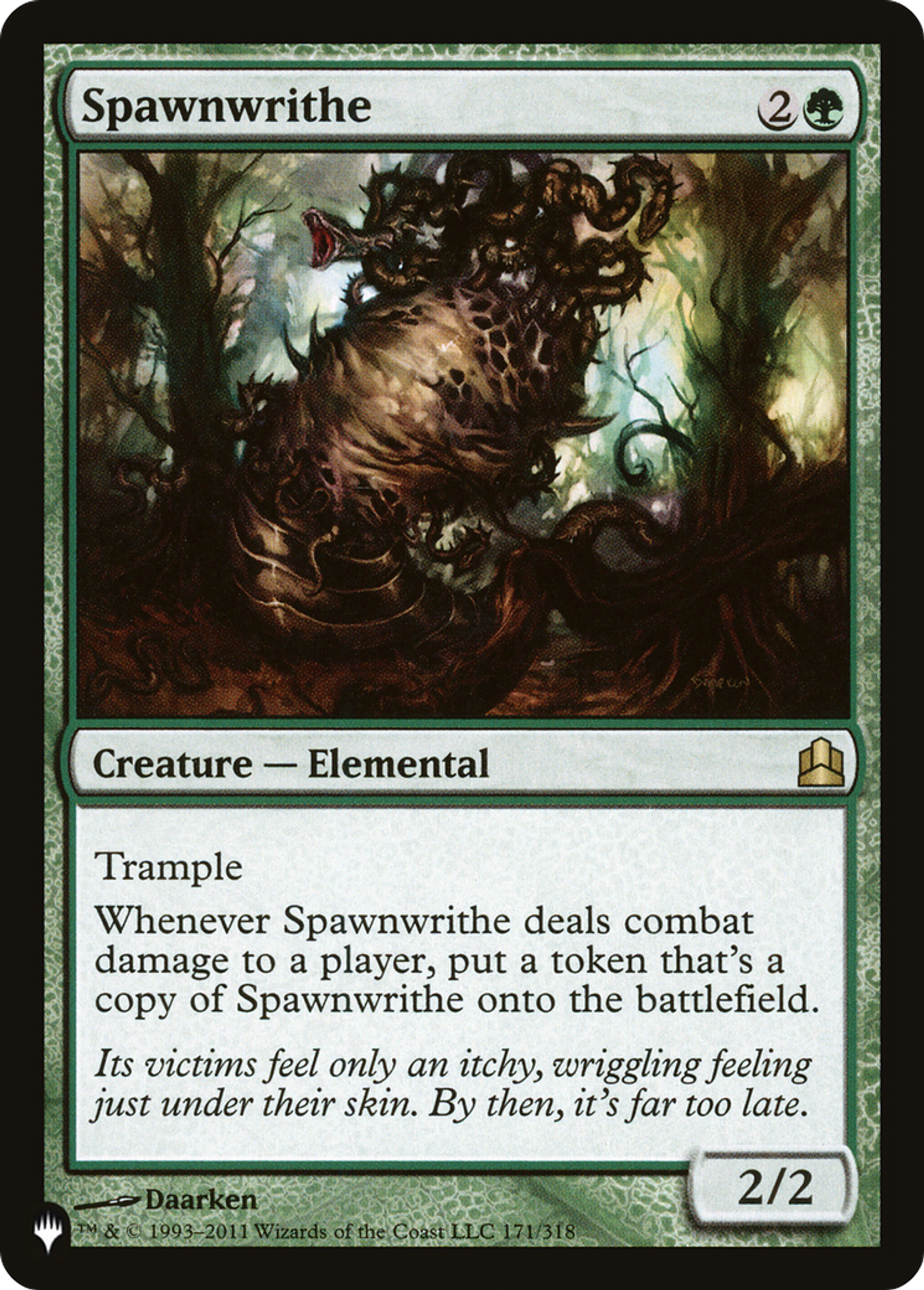 Spawnwrithe — The List — Magic: The Gathering