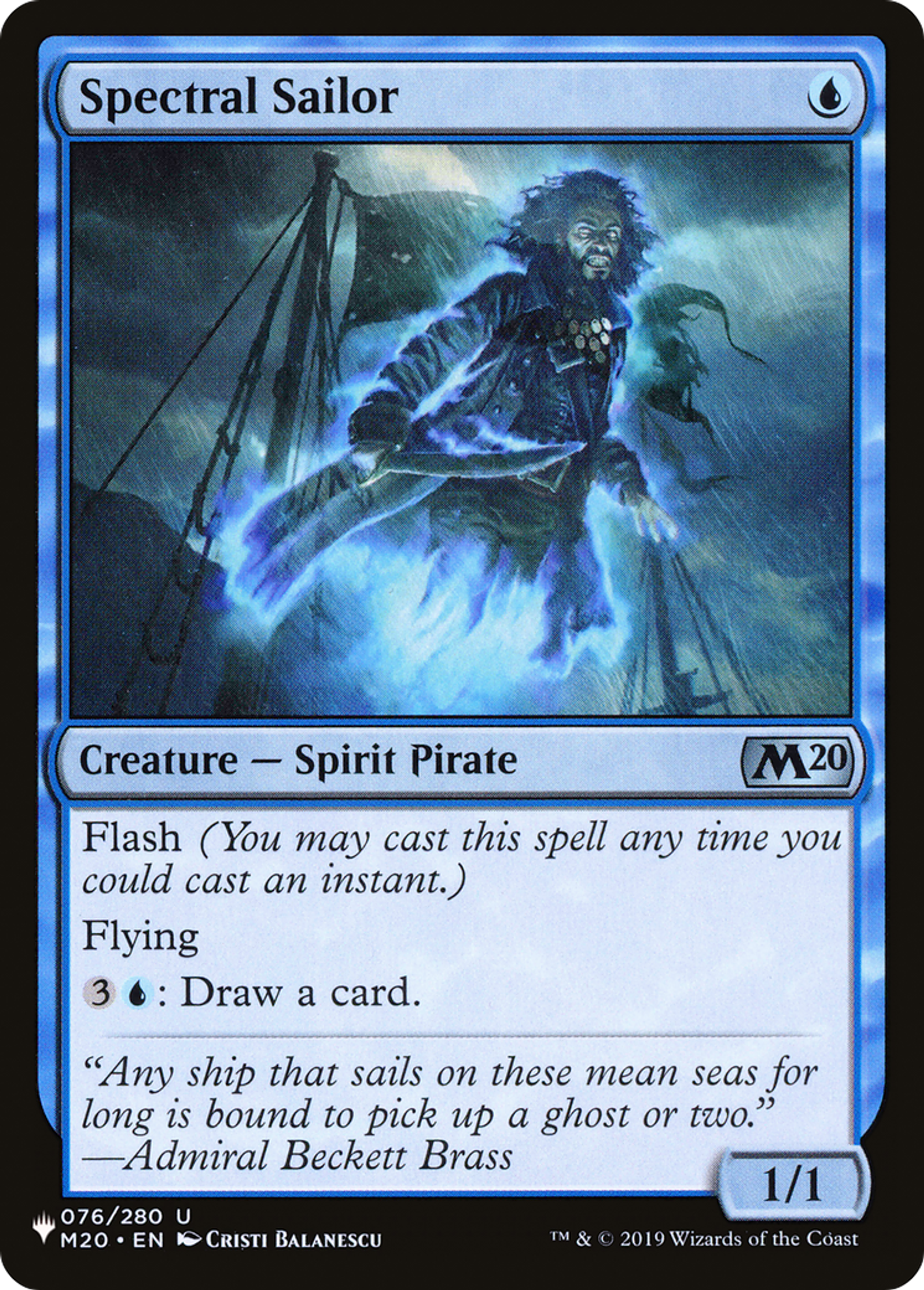 Spectral Sailor — The List — Magic: The Gathering