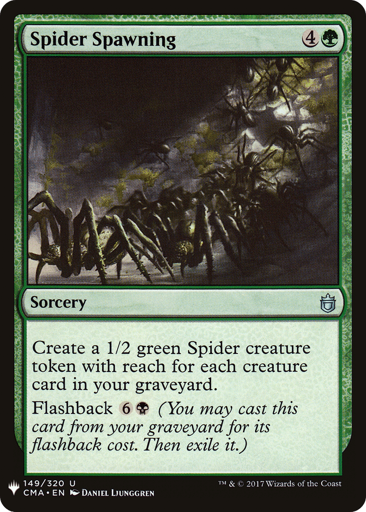 Spider Spawning — The List — Magic: The Gathering