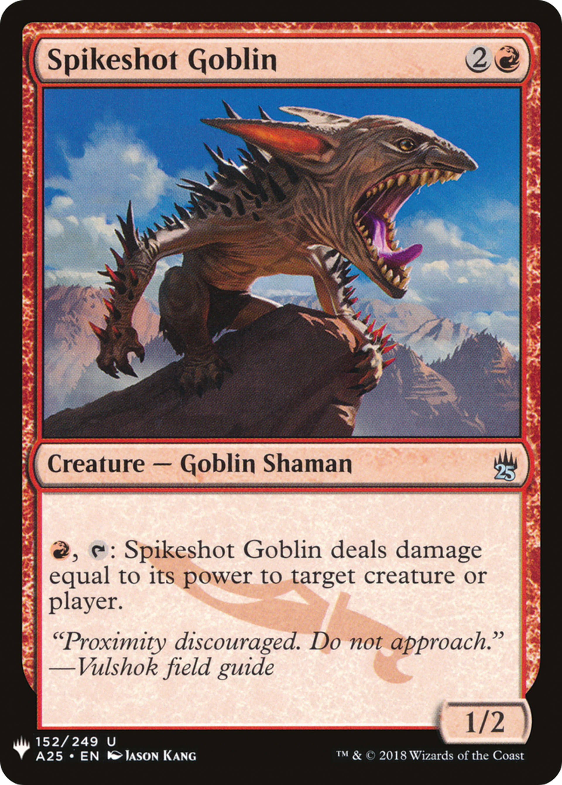 Spikeshot Goblin — The List — Magic: The Gathering