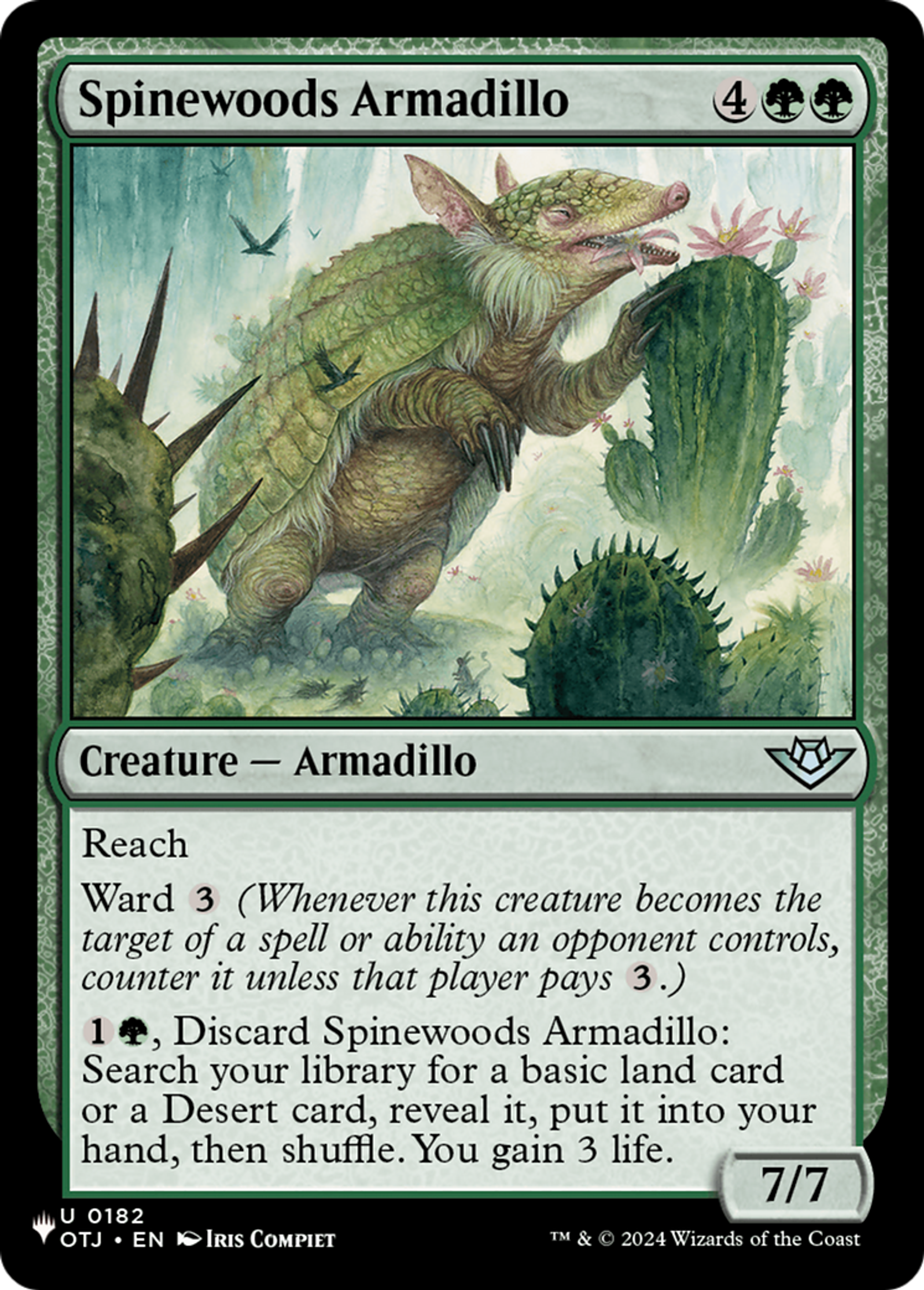 Spinewoods Armadillo — The List — Magic: The Gathering