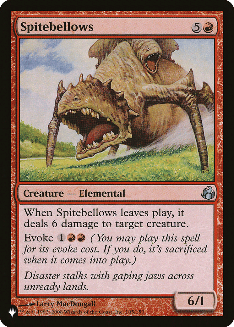 Spitebellows — The List — Magic: The Gathering