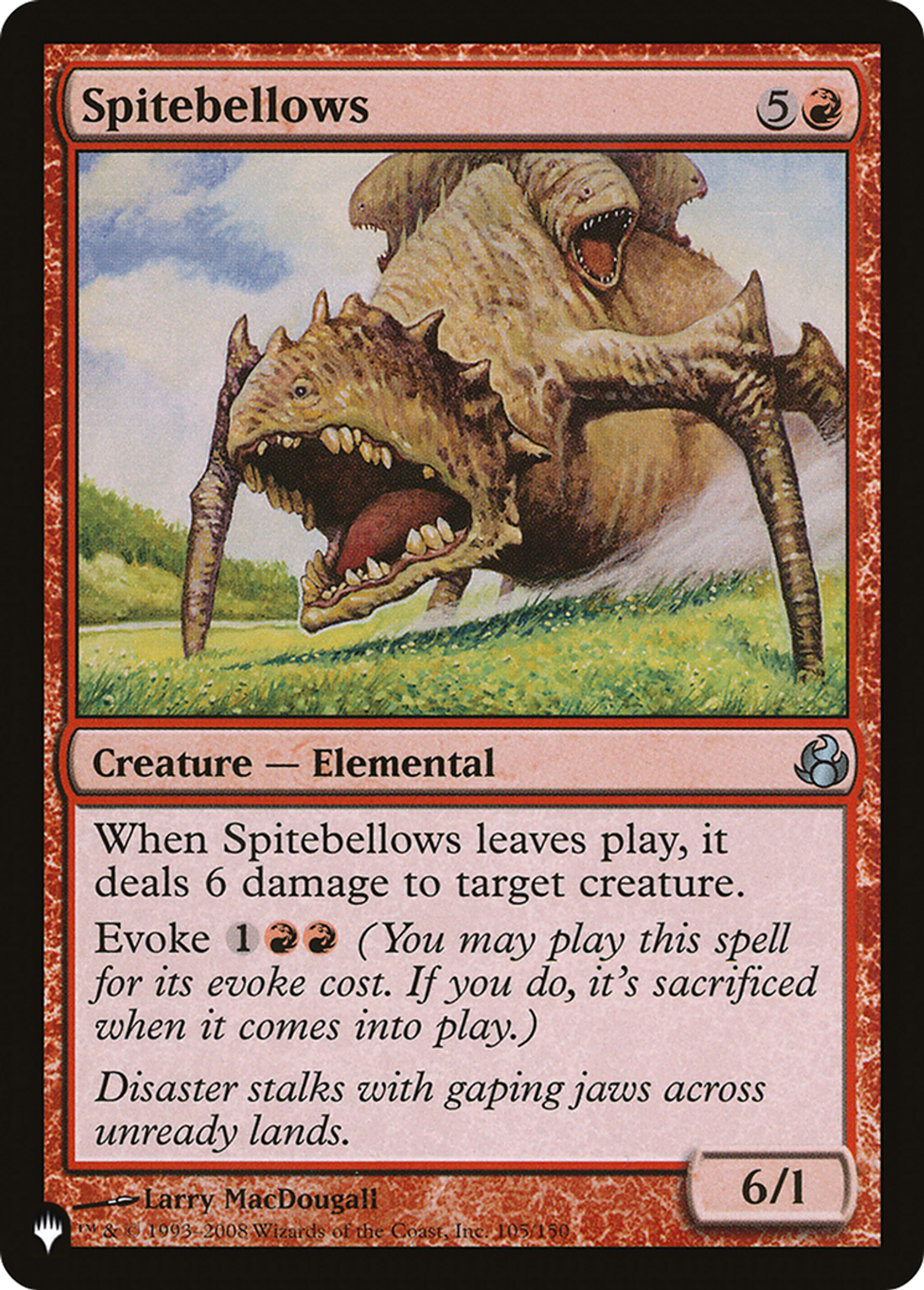 Spitebellows — The List — Magic: The Gathering