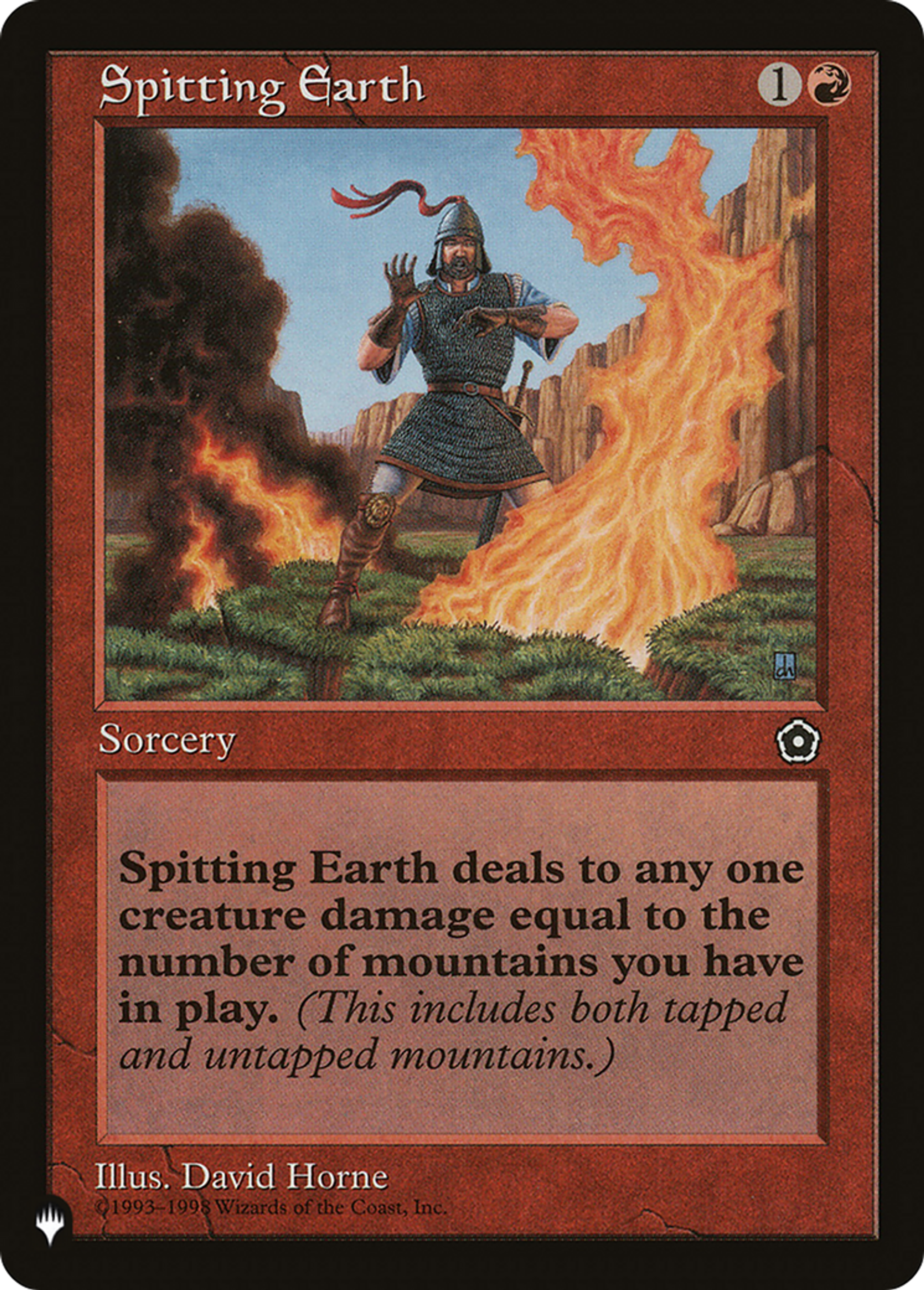 Expectoration tellurique — The List — Magic: The Gathering