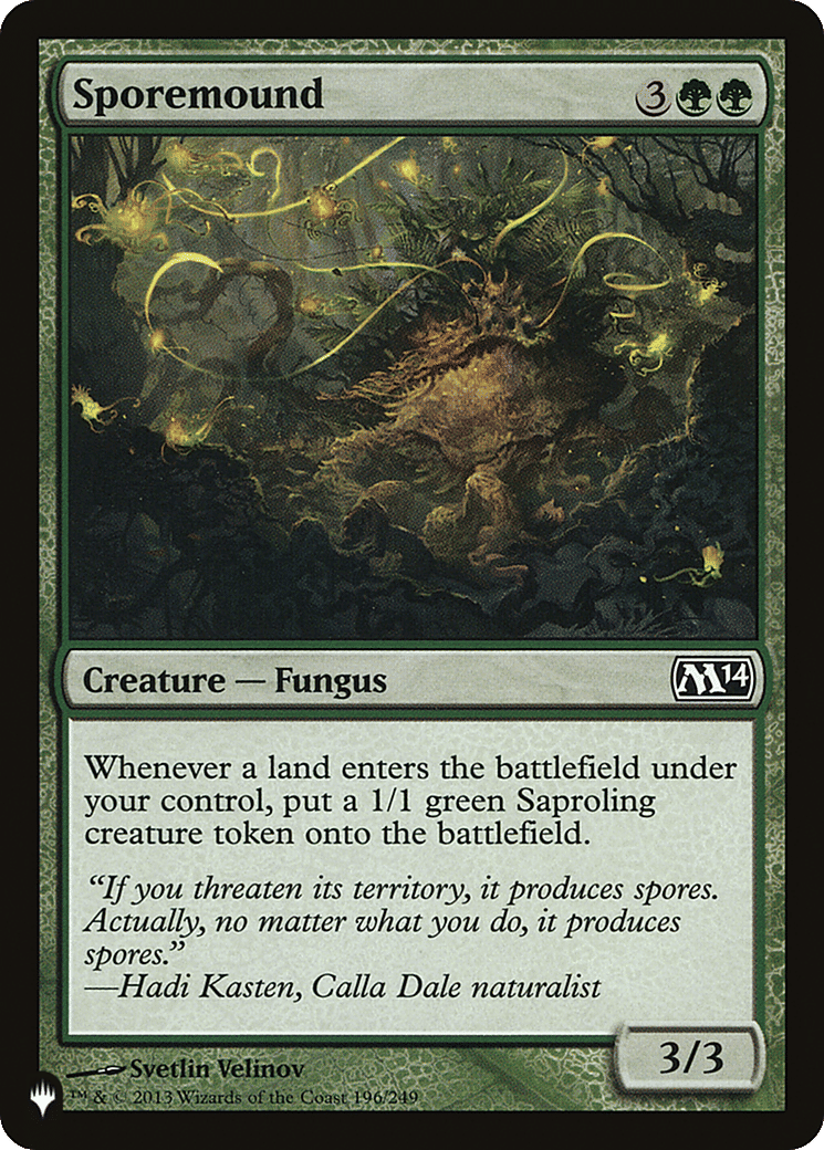 Sporemound — The List — Magic: The Gathering