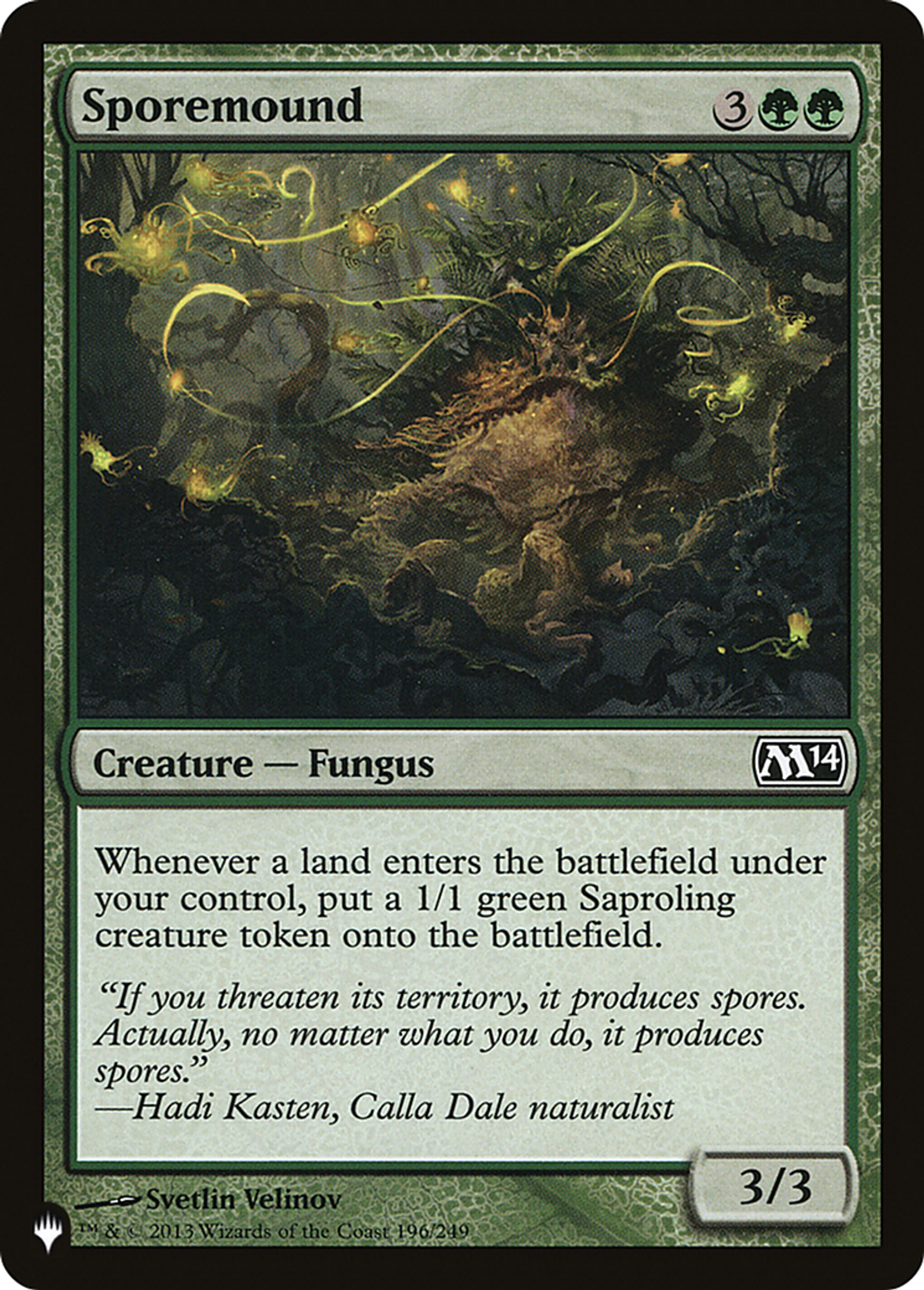 Tertre aux spores — The List — Magic: The Gathering