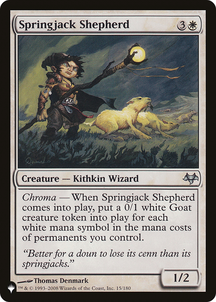 Springjack Shepherd — The List — Magic: The Gathering