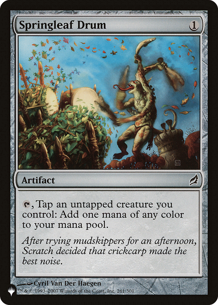 Springleaf Drum — The List — Magic: The Gathering