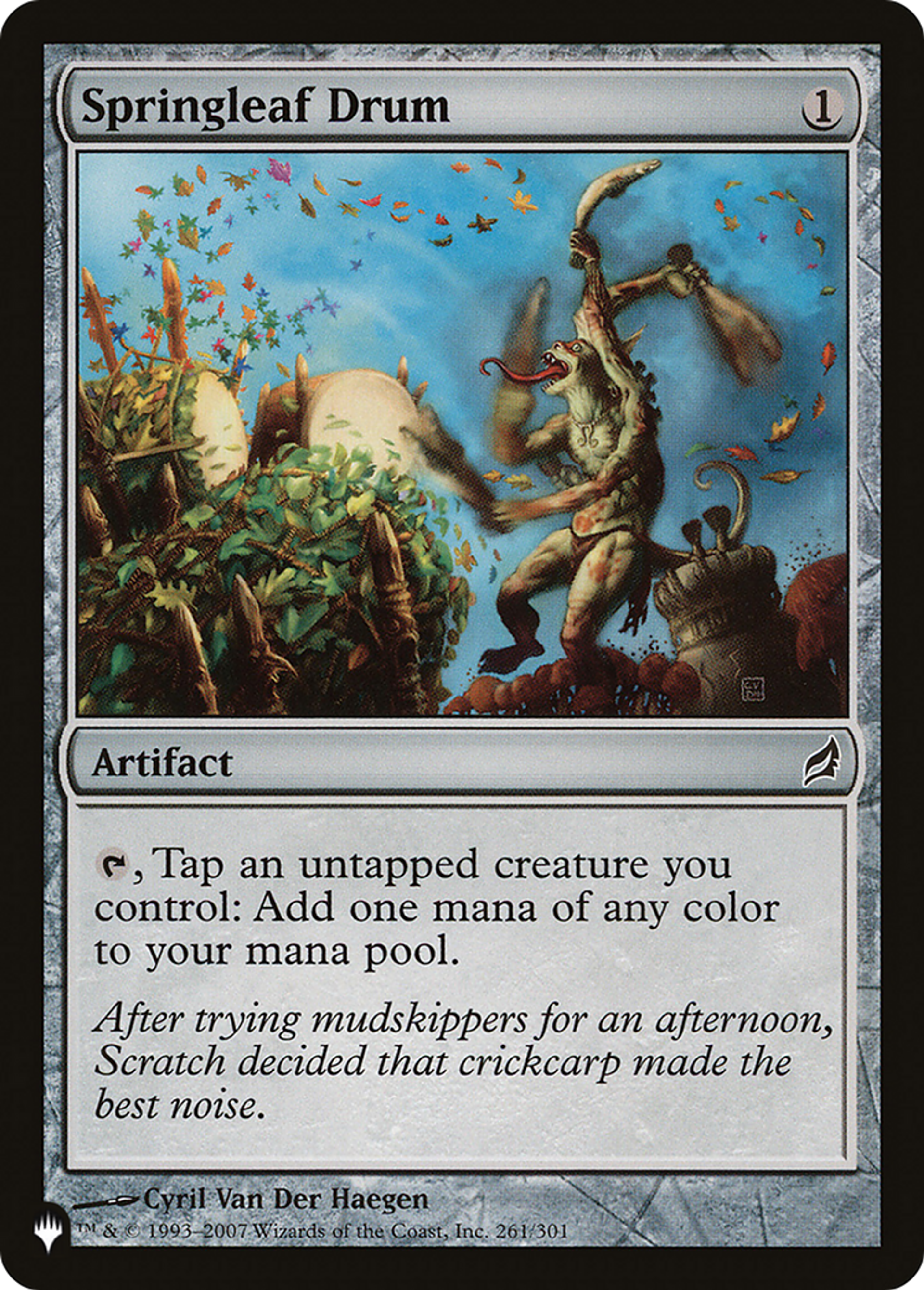Springleaf Drum — The List — Magic: The Gathering