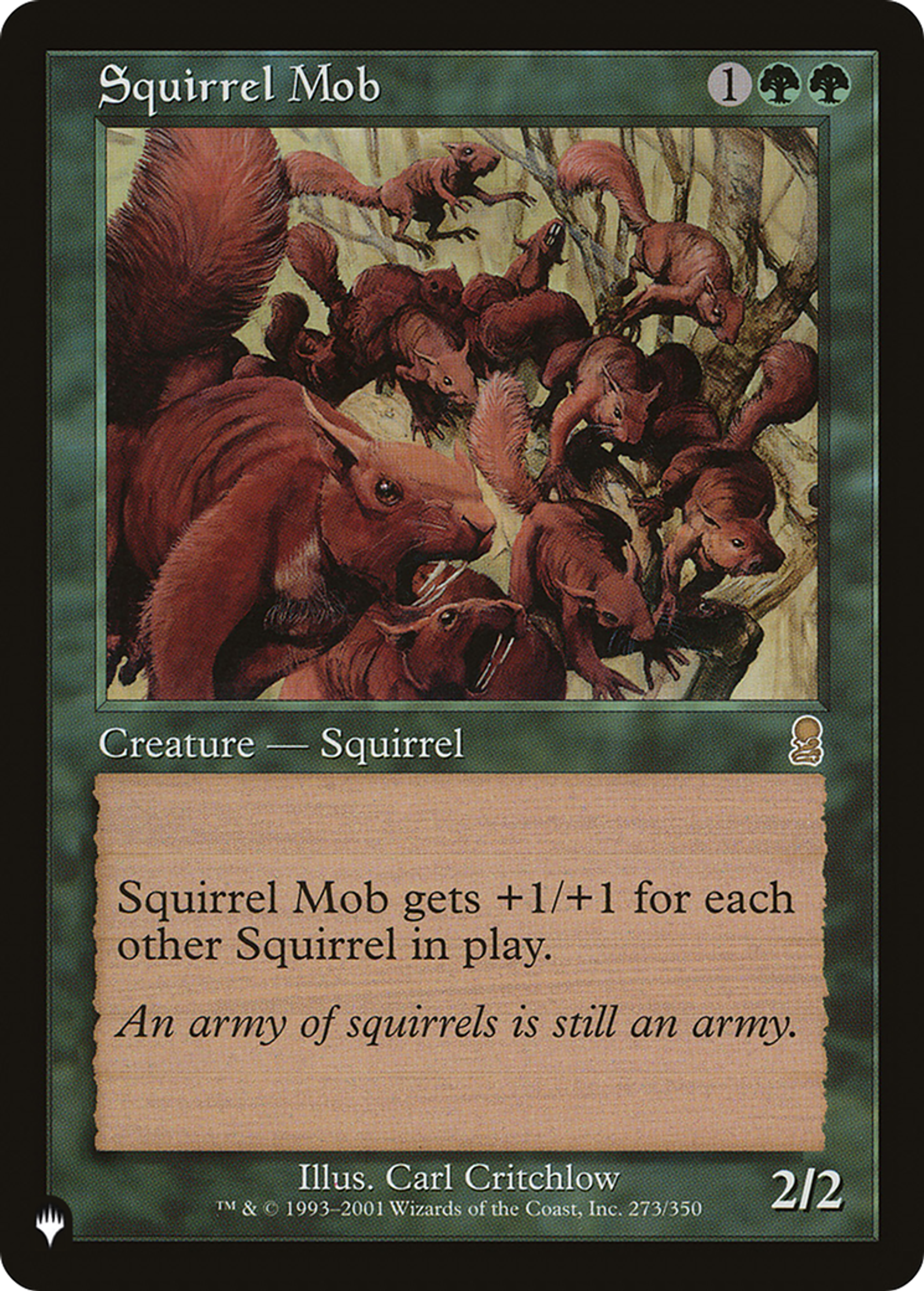 Squirrel Mob — The List — Magic: The Gathering