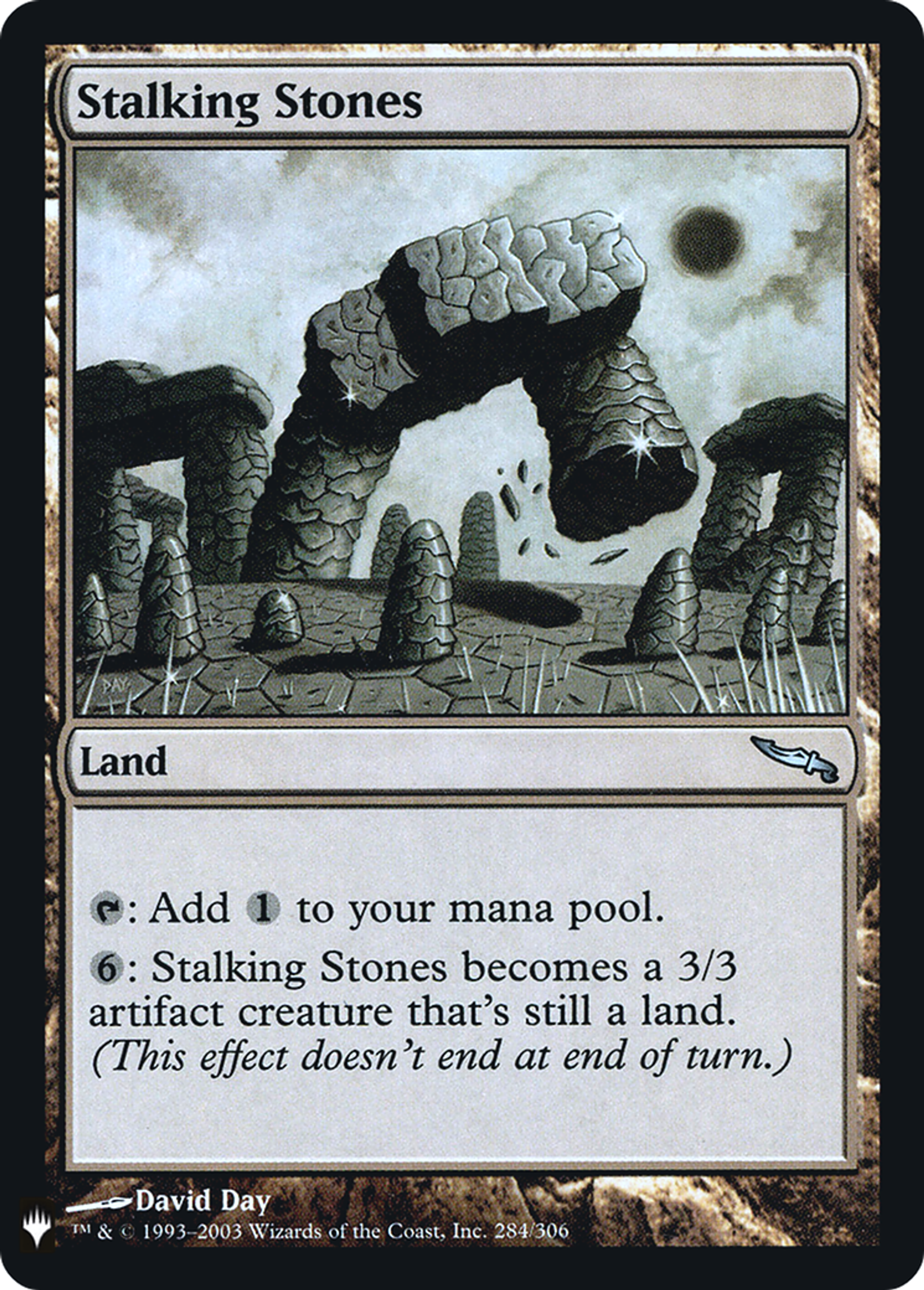 Stalking Stones — The List — Magic: The Gathering