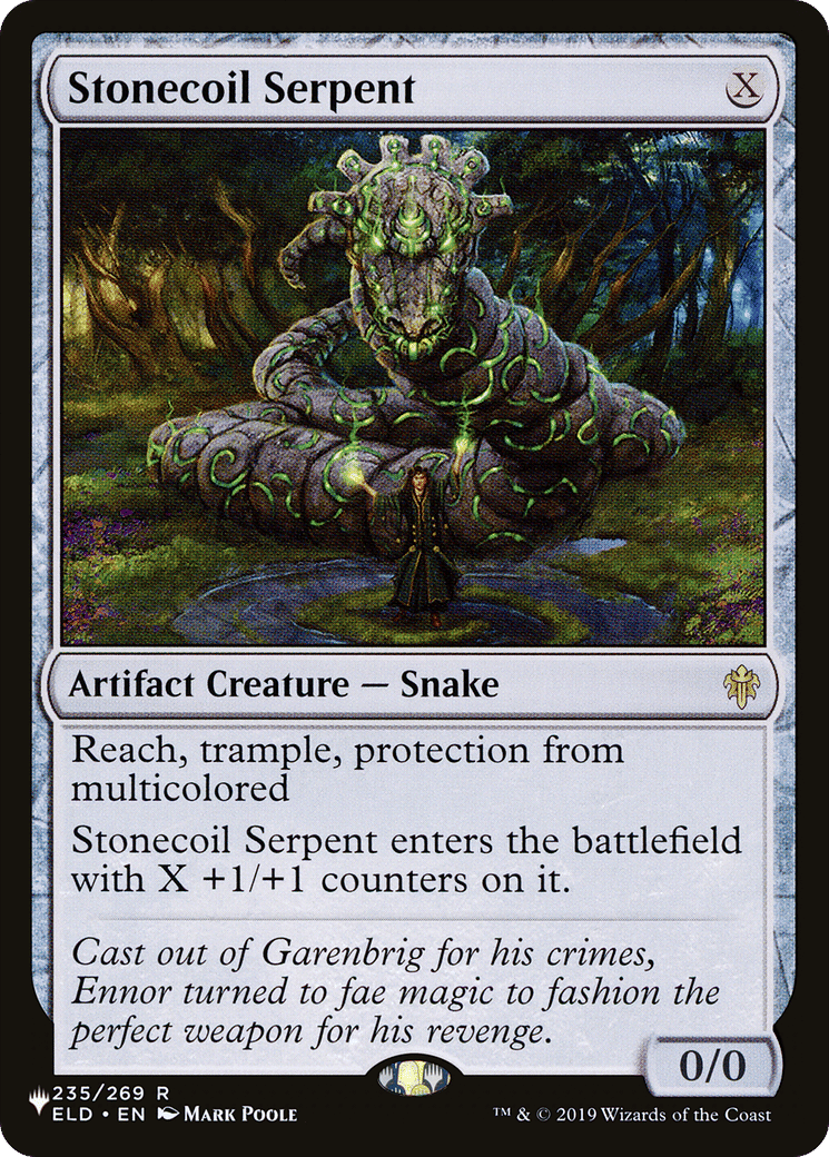 Stonecoil Serpent — The List — Magic: The Gathering