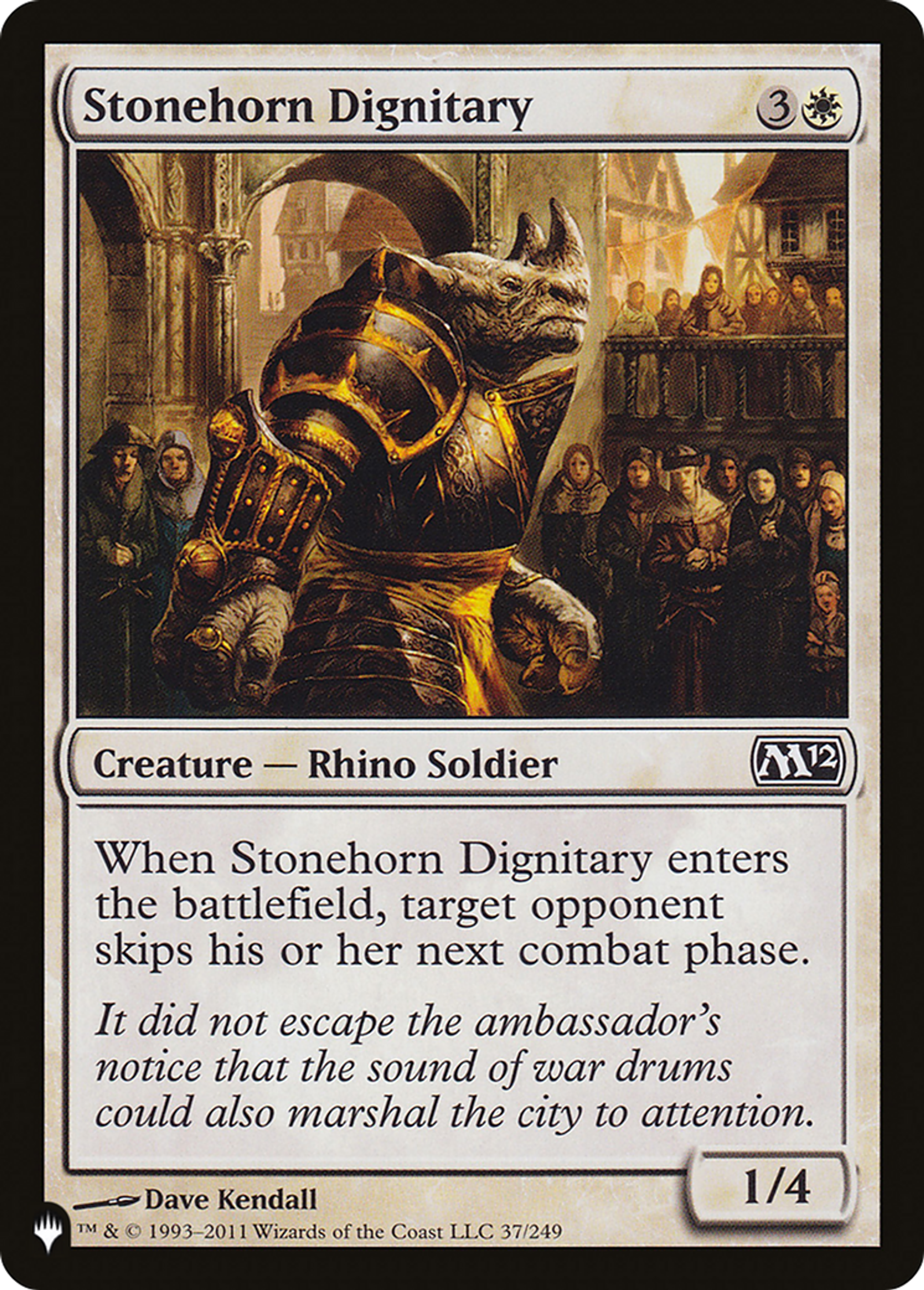 Dignitaire cornepierre — The List — Magic: The Gathering