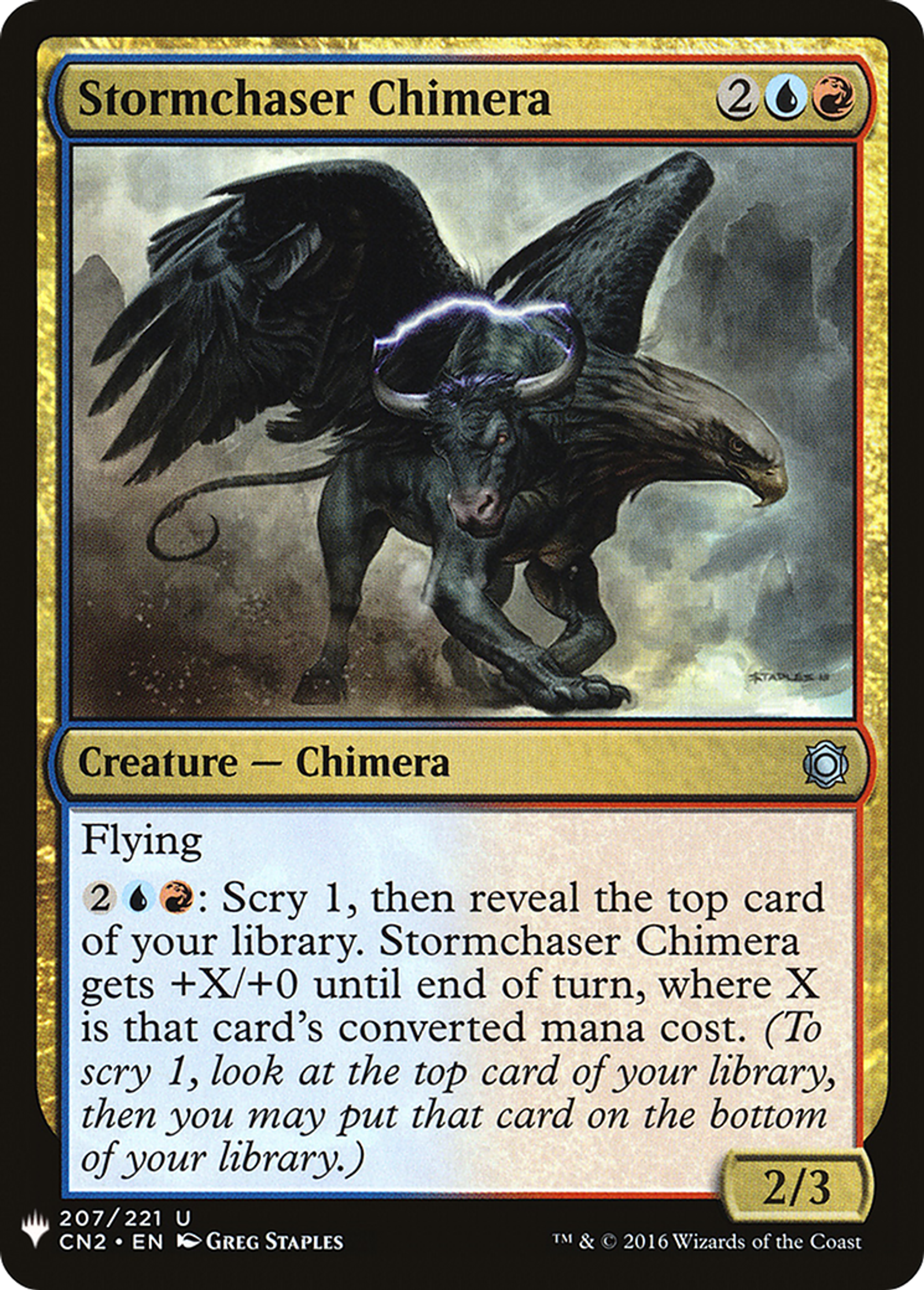 Stormchaser Chimera — The List — Magic: The Gathering