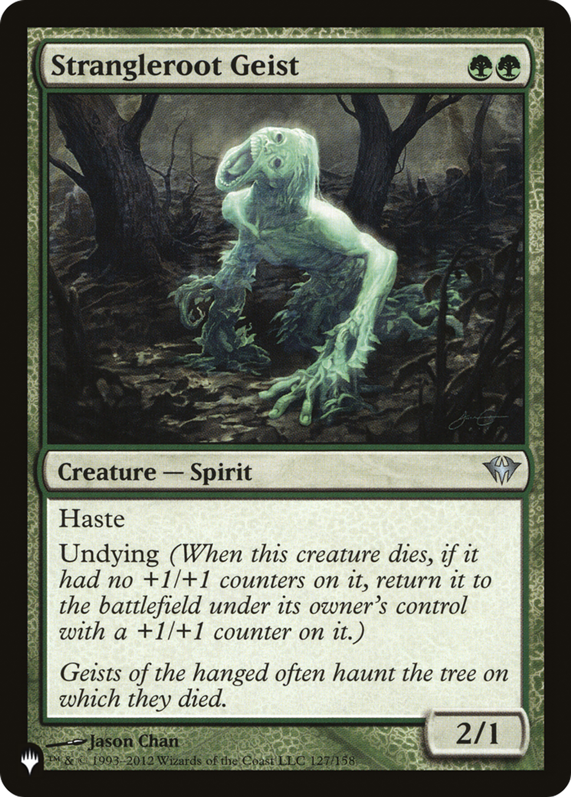 Strangleroot Geist — The List — Magic: The Gathering