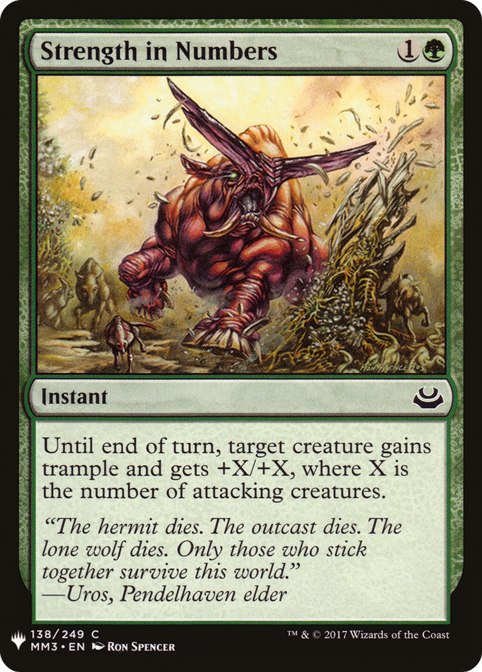 Strength in Numbers — The List — Magic: The Gathering
