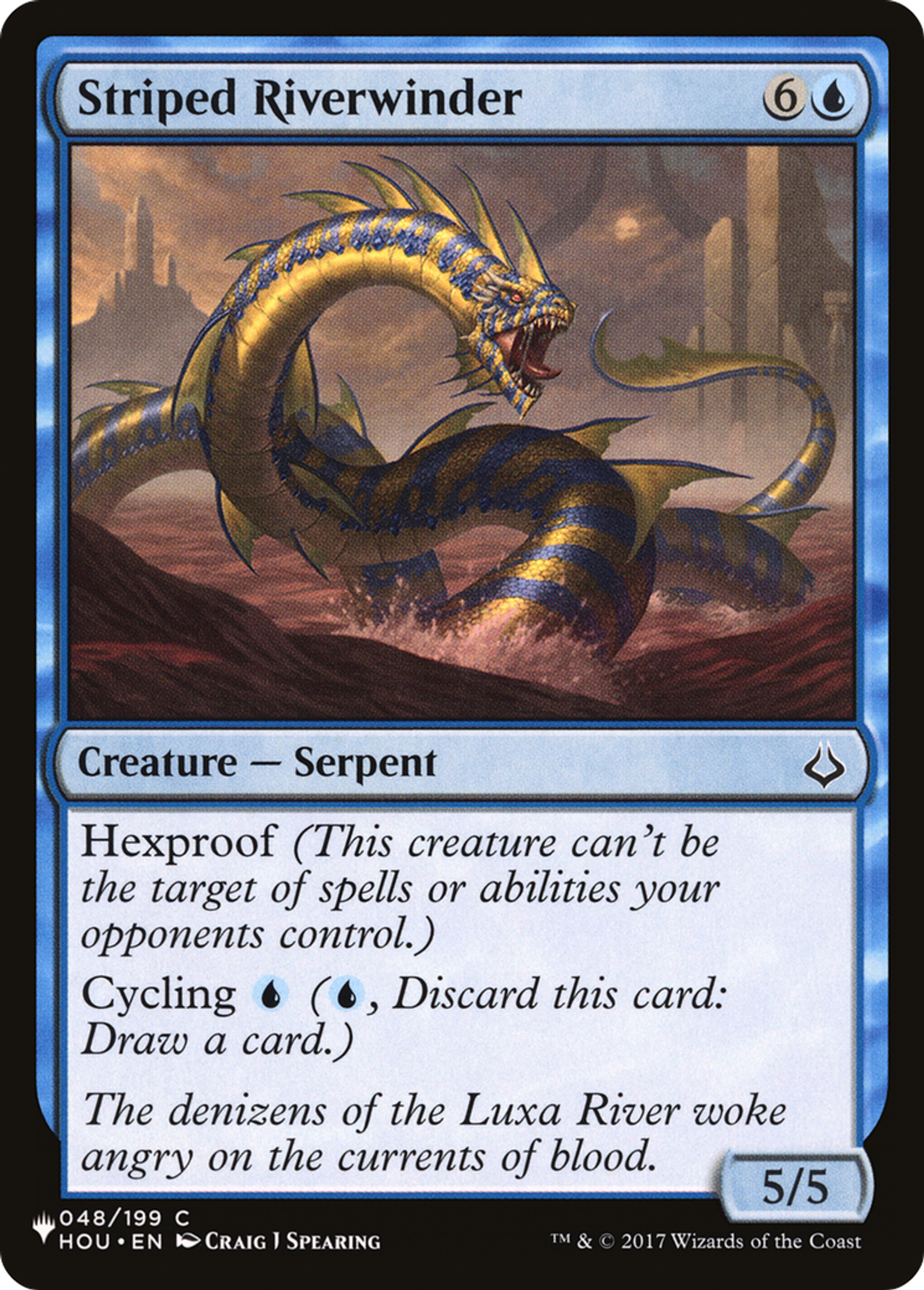 Striped Riverwinder — The List — Magic: The Gathering