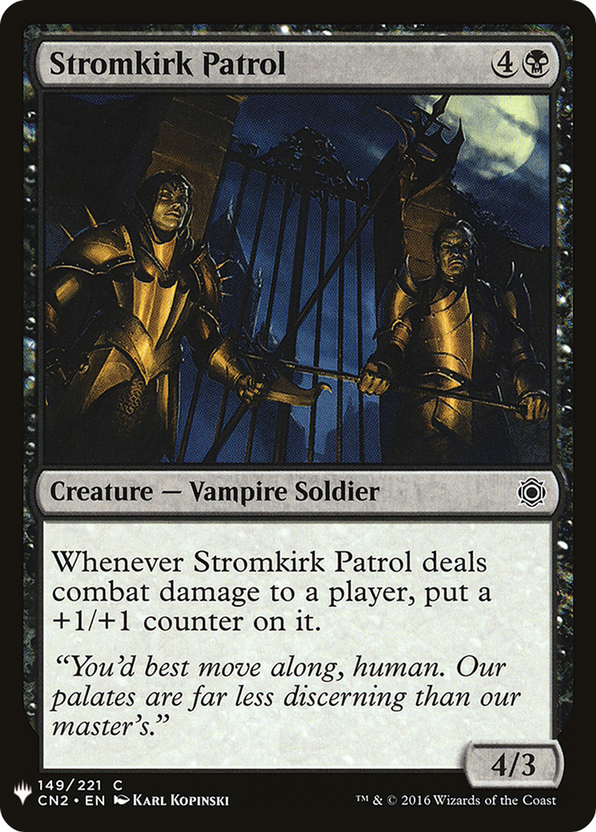 Stromkirk Patrol — The List — Magic: The Gathering