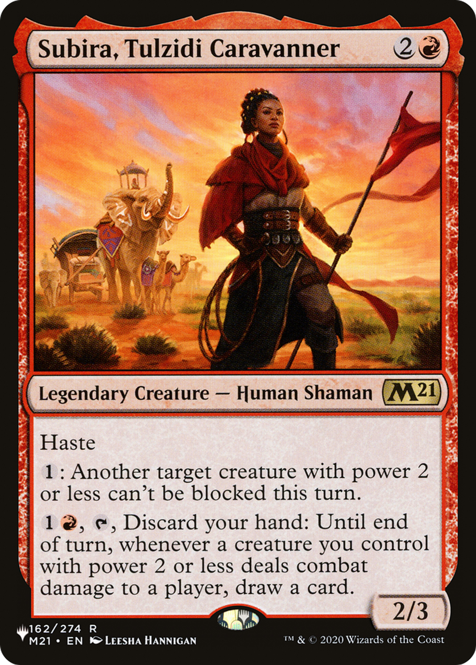 Subira, Tulzidi Caravanner — The List — Magic: The Gathering