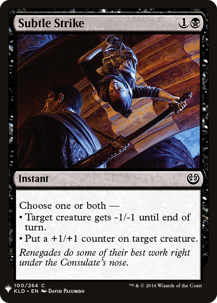 Subtle Strike — The List — Magic: The Gathering