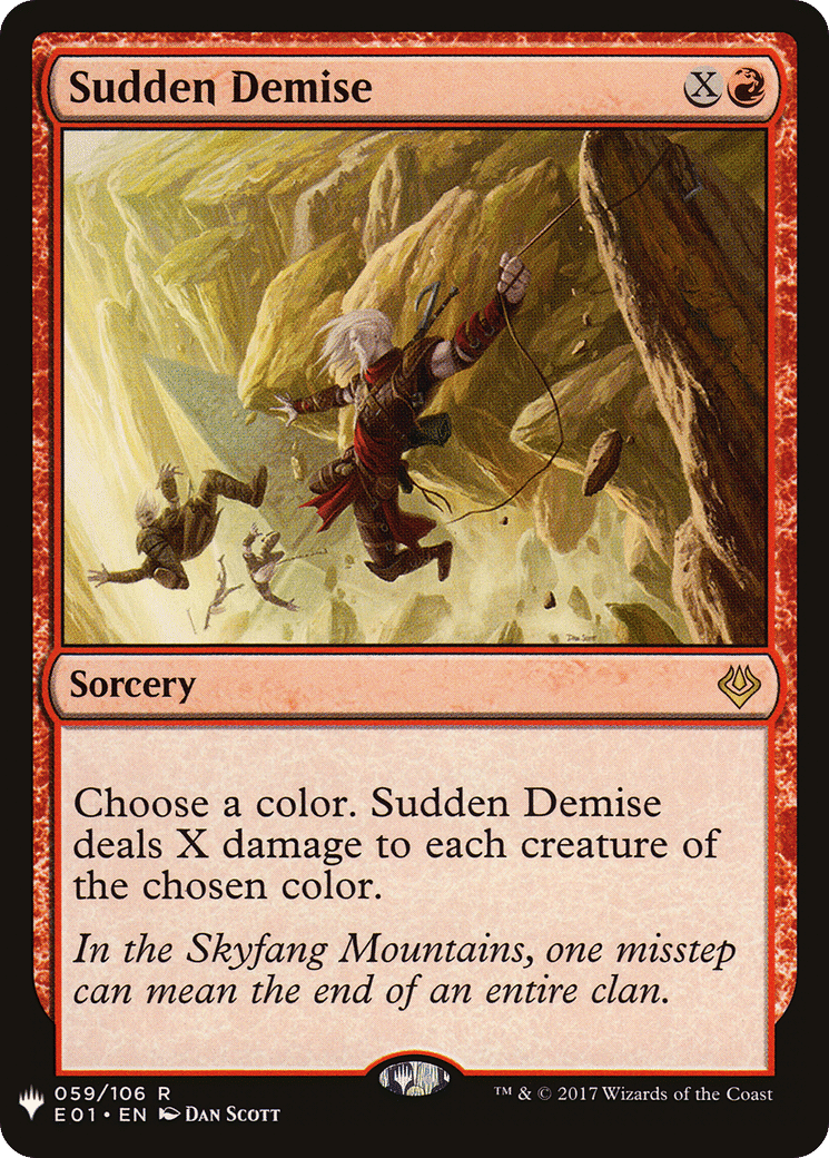 Sudden Demise — The List — Magic: The Gathering