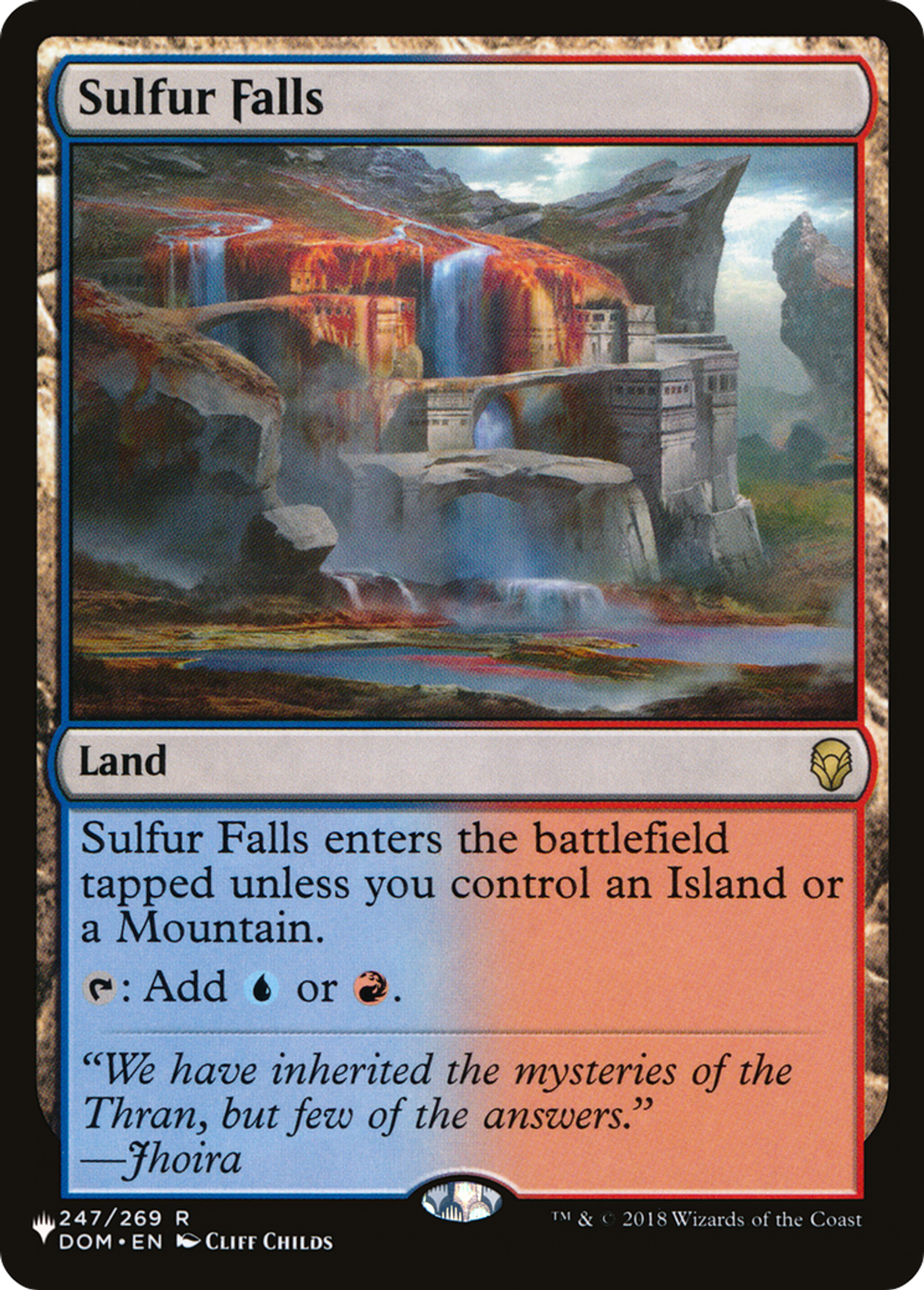 Sulfur Falls — The List — Magic: The Gathering