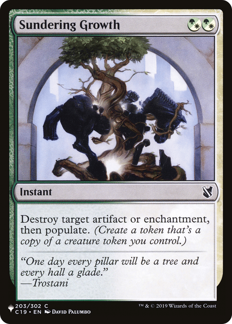 Sundering Growth — The List — Magic: The Gathering