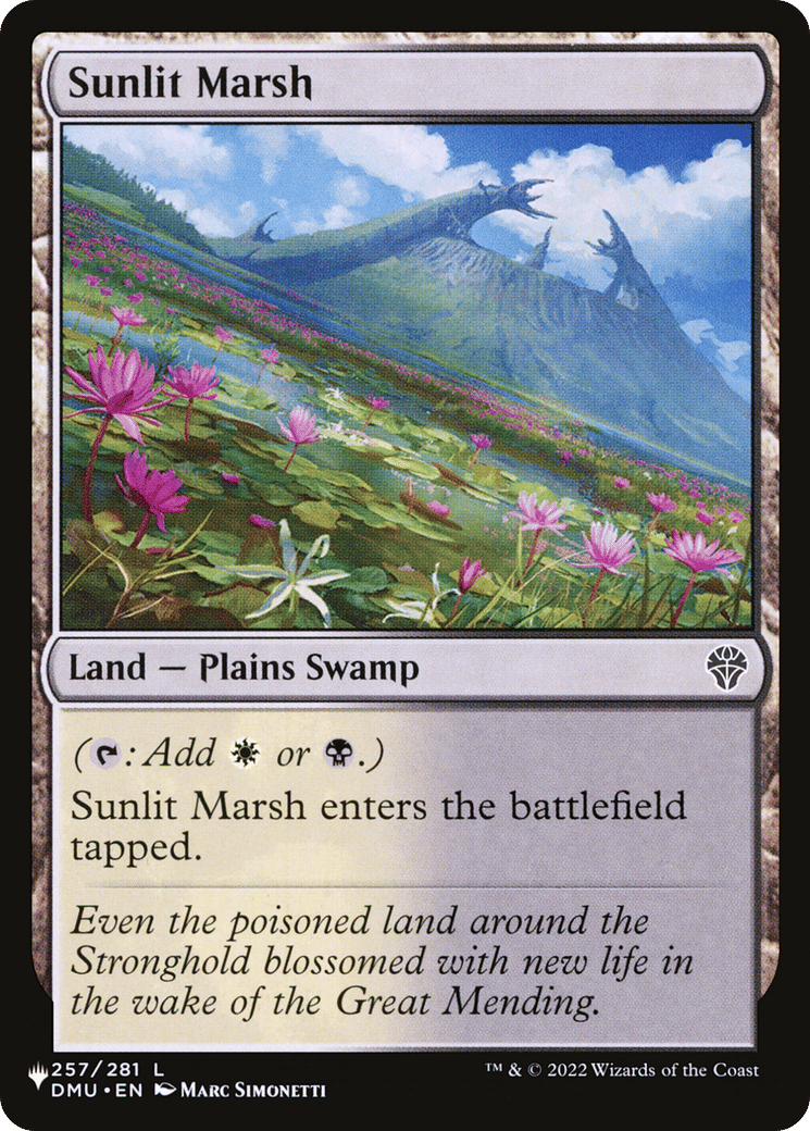 Sunlit Marsh — The List — Magic: The Gathering