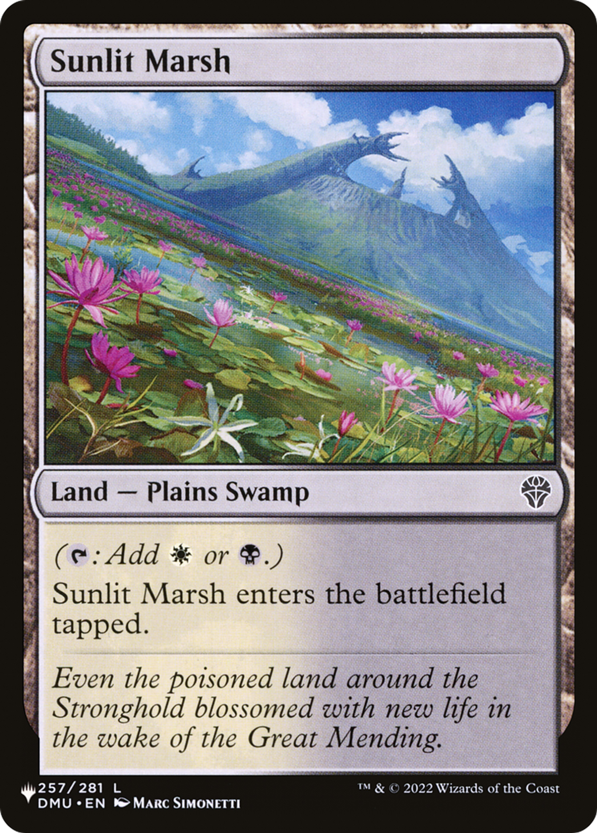 Sunlit Marsh — The List — Magic: The Gathering