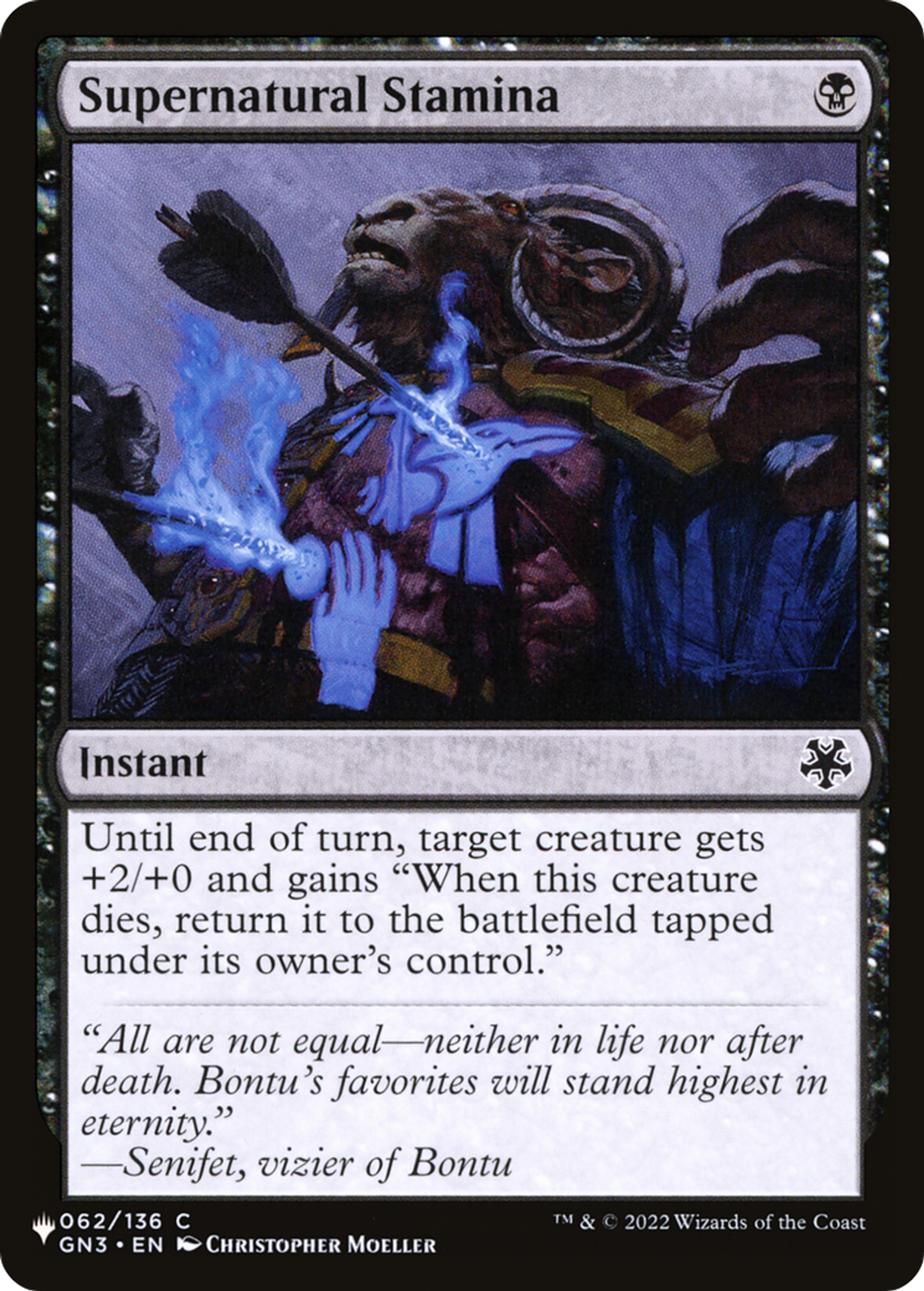 Supernatural Stamina — The List — Magic: The Gathering