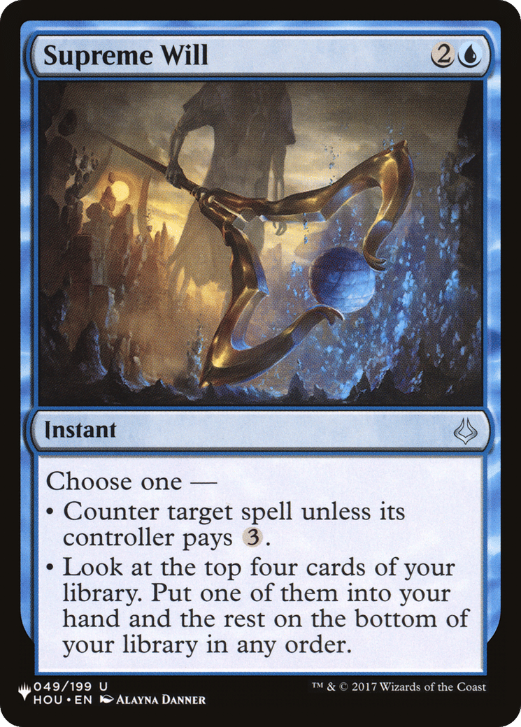 Supreme Will — The List — Magic: The Gathering