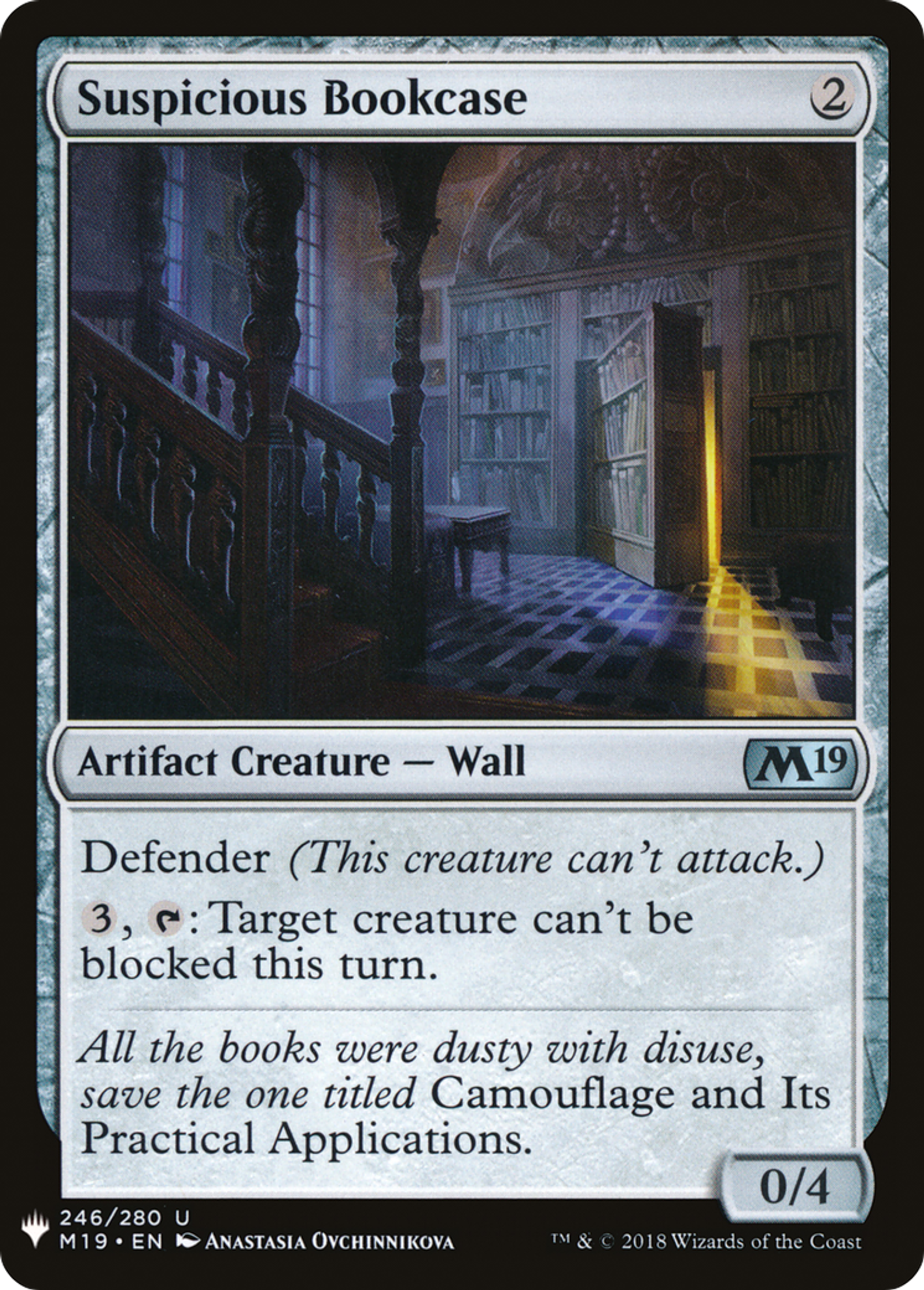 Suspicious Bookcase — The List — Magic: The Gathering