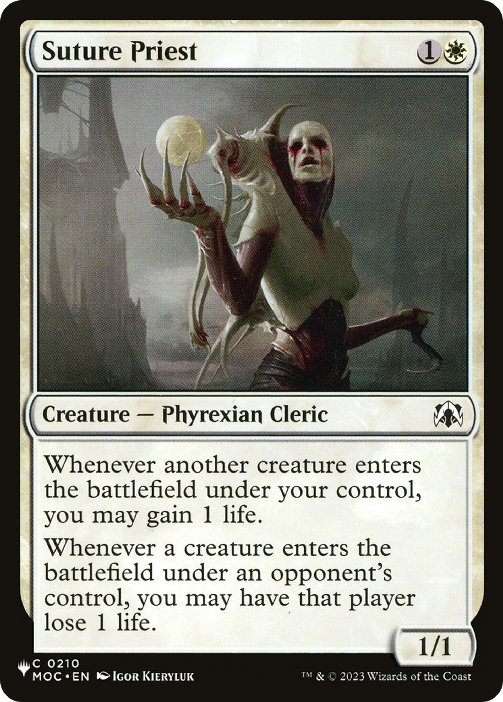 Suture Priest — The List — Magic: The Gathering