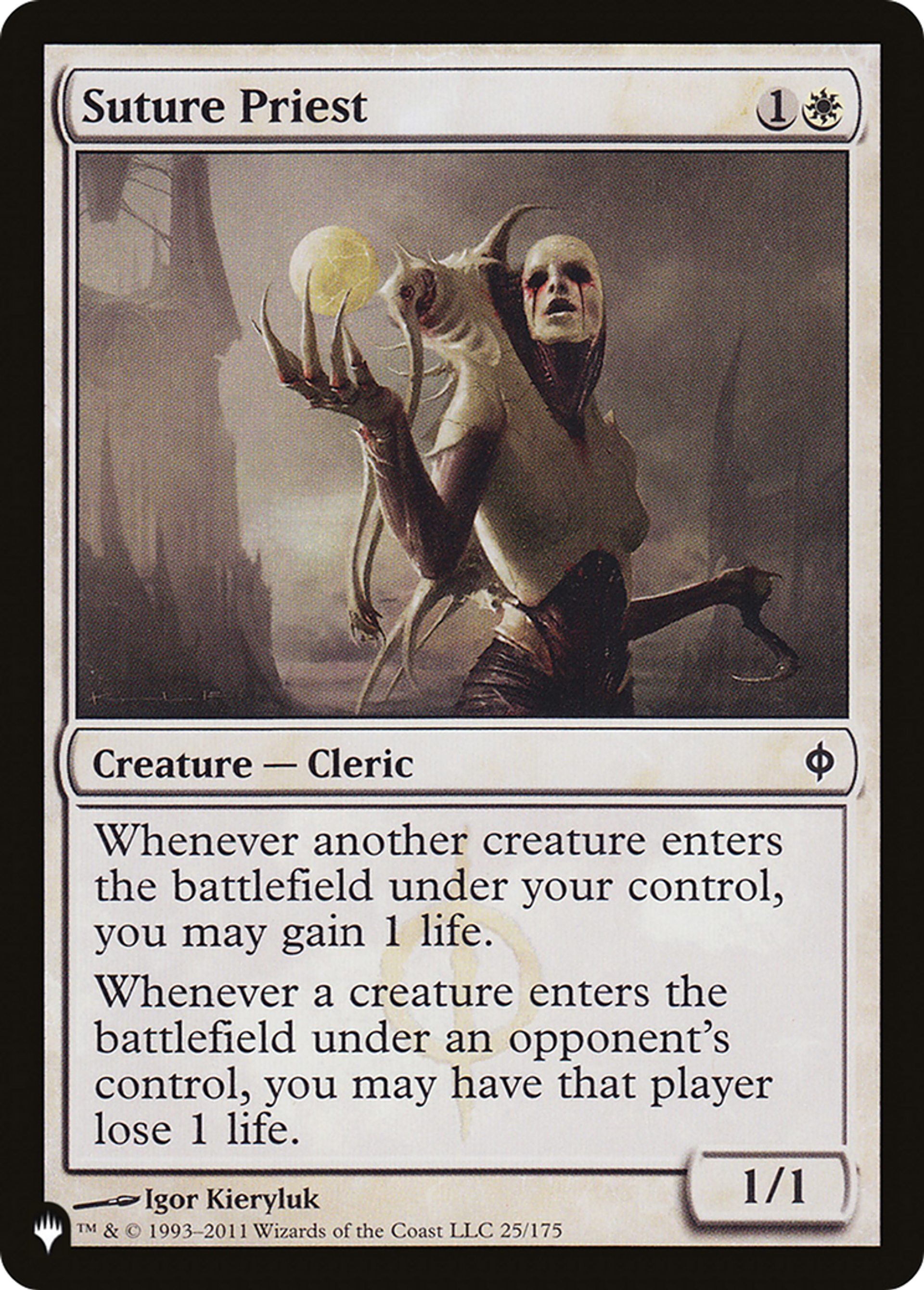 Suture Priest — The List — Magic: The Gathering
