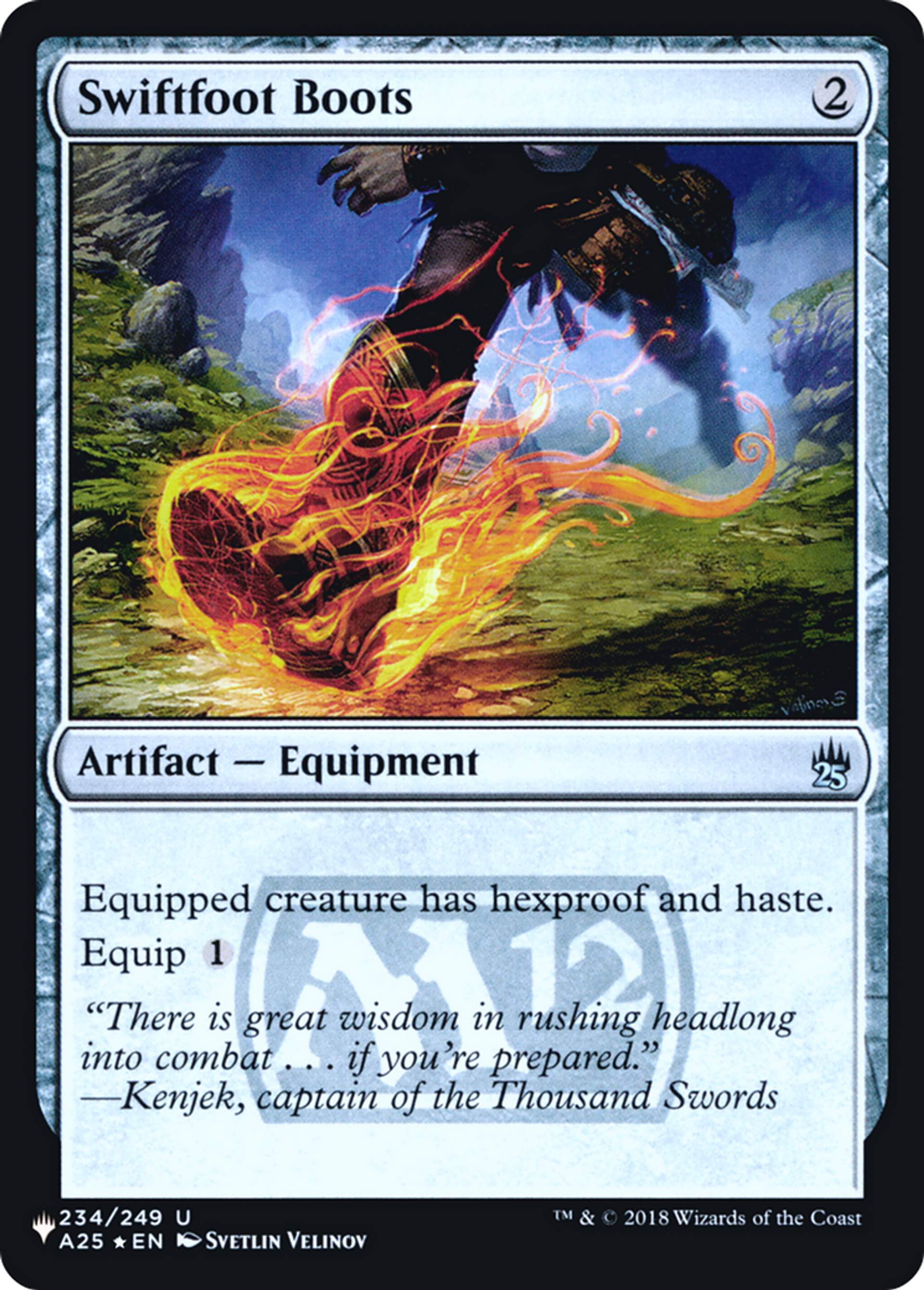 Bottes de piedagile — The List — Magic: The Gathering