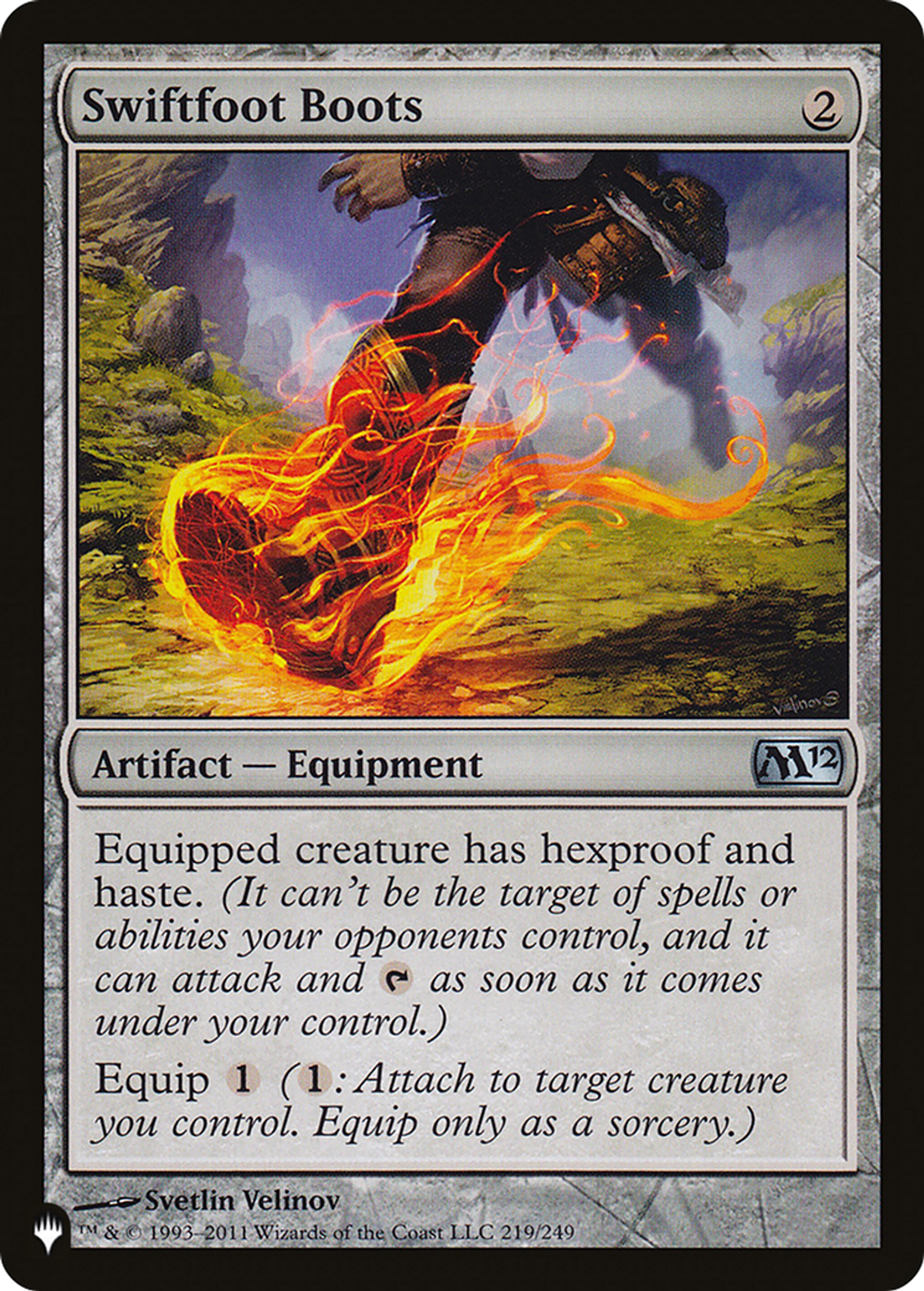 Bottes de piedagile — The List — Magic: The Gathering