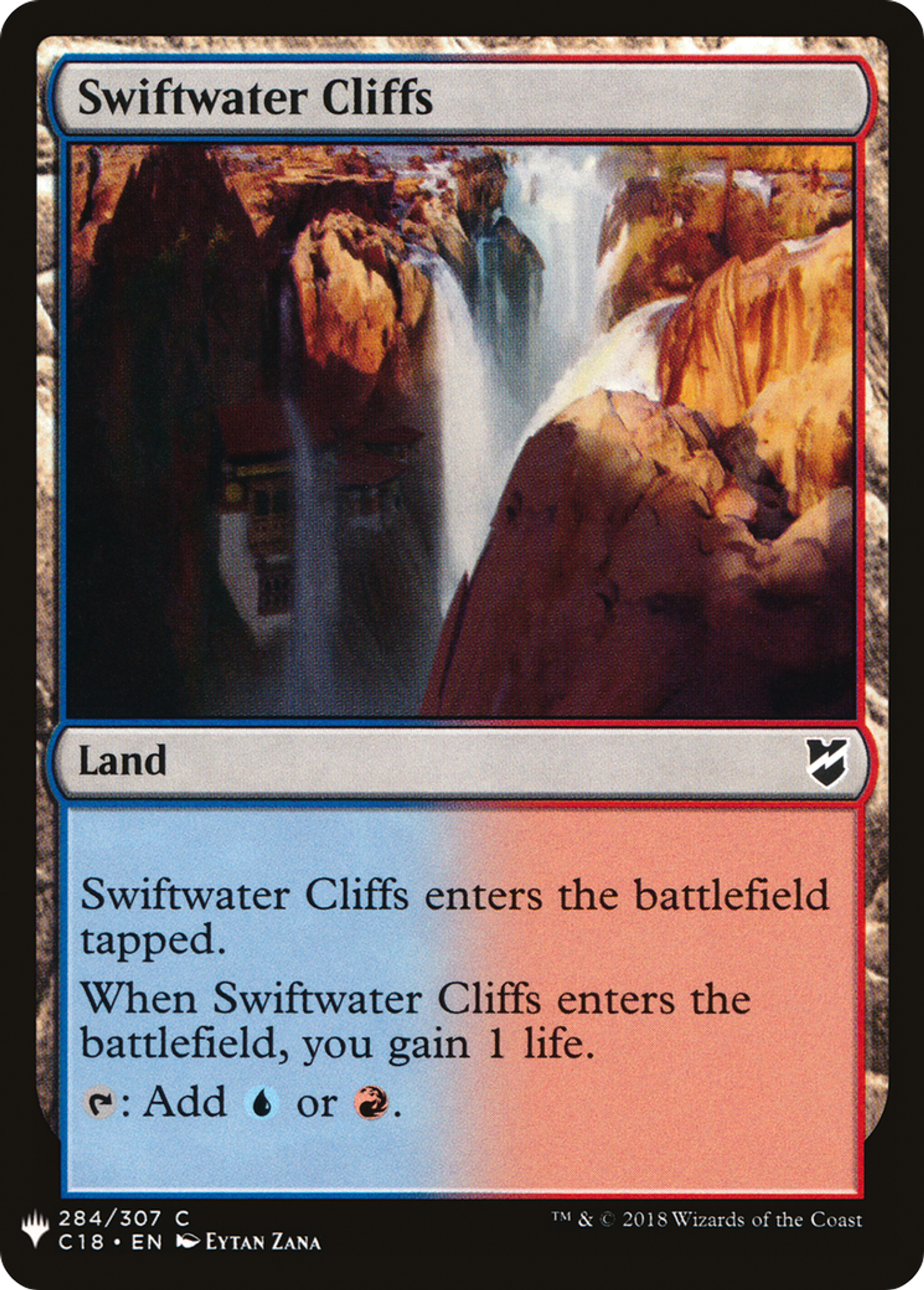 Falaises des eaux vives — The List — Magic: The Gathering