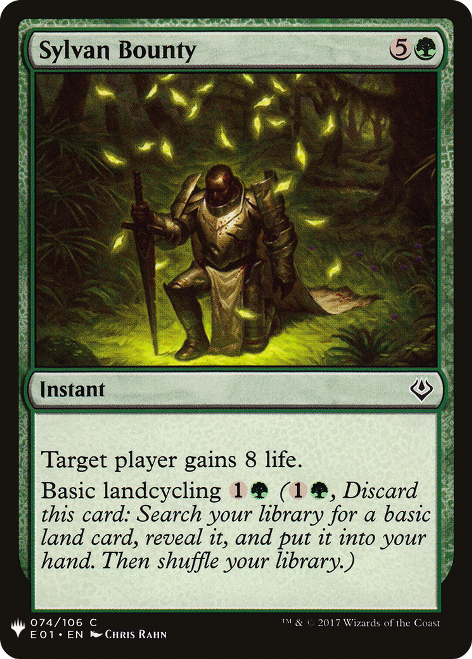 Sylvan Bounty — The List — Magic: The Gathering