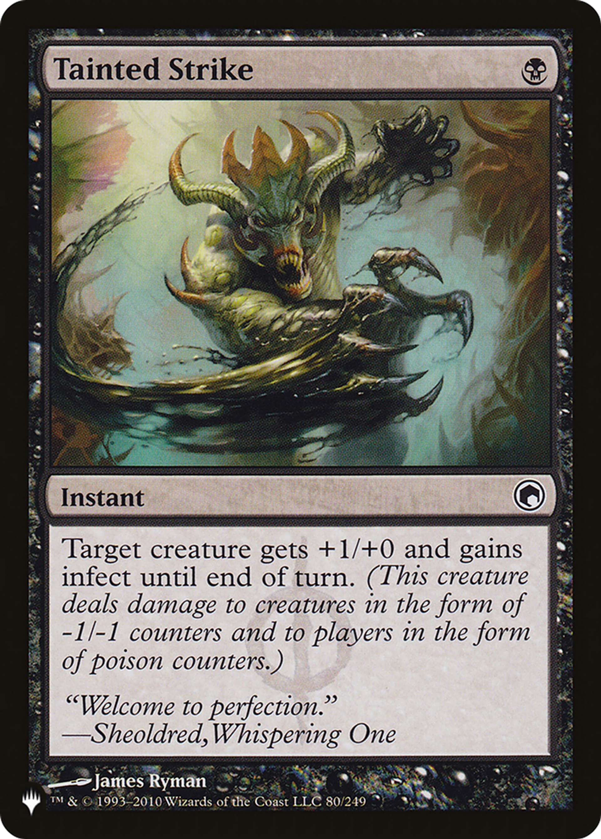 Tainted Strike — The List — Magic: The Gathering