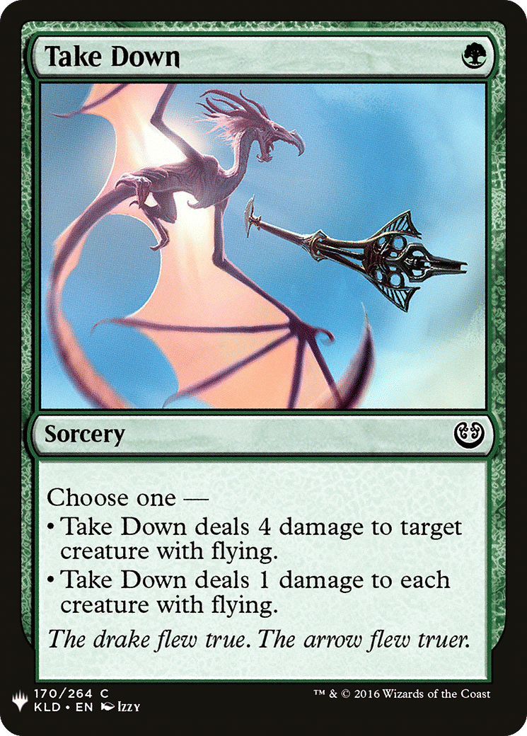 Take Down — The List — Magic: The Gathering