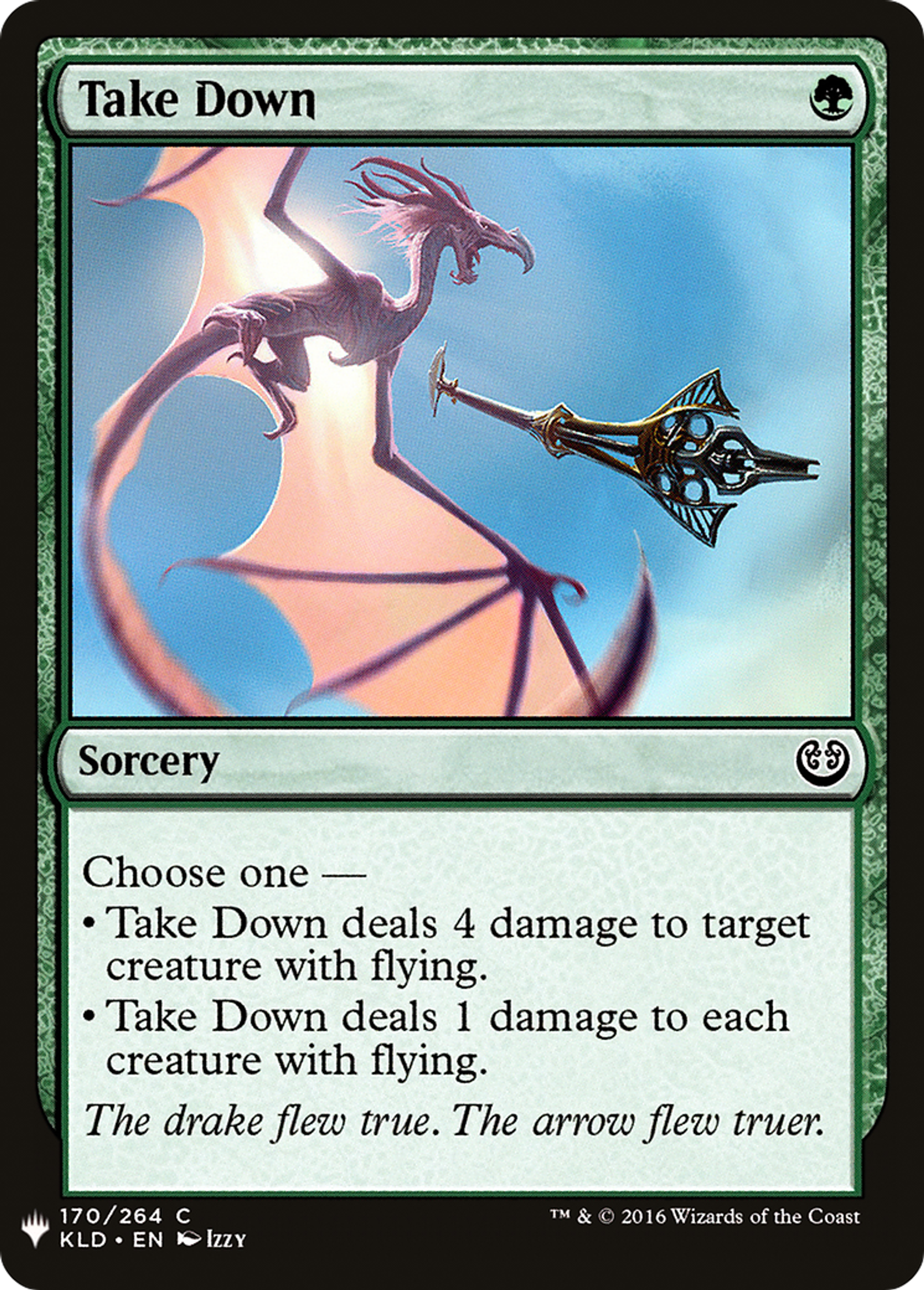Take Down — The List — Magic: The Gathering