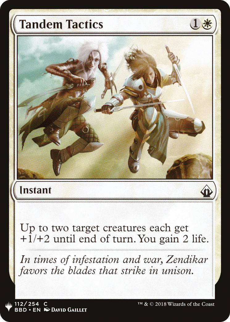 Tandem Tactics — The List — Magic: The Gathering