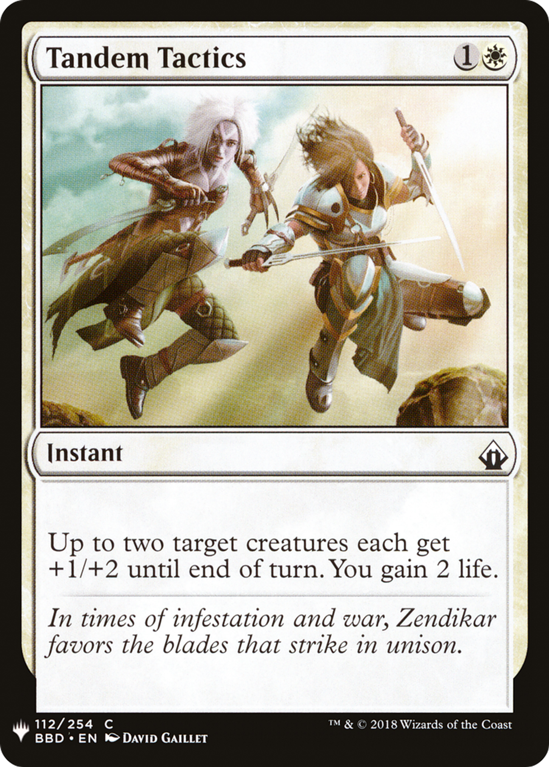 Tactiques en tandem — The List — Magic: The Gathering