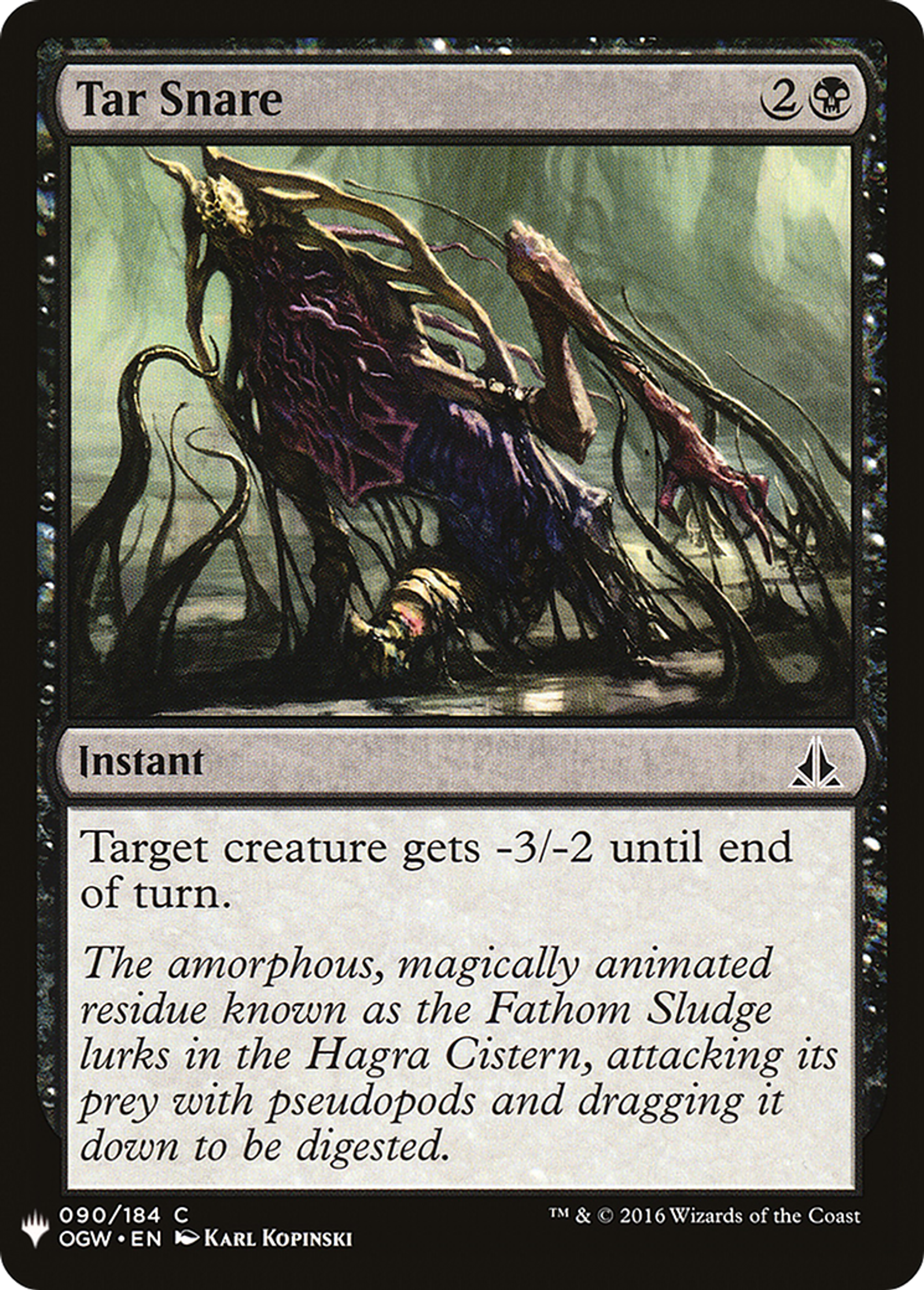 Collet de goudron — The List — Magic: The Gathering