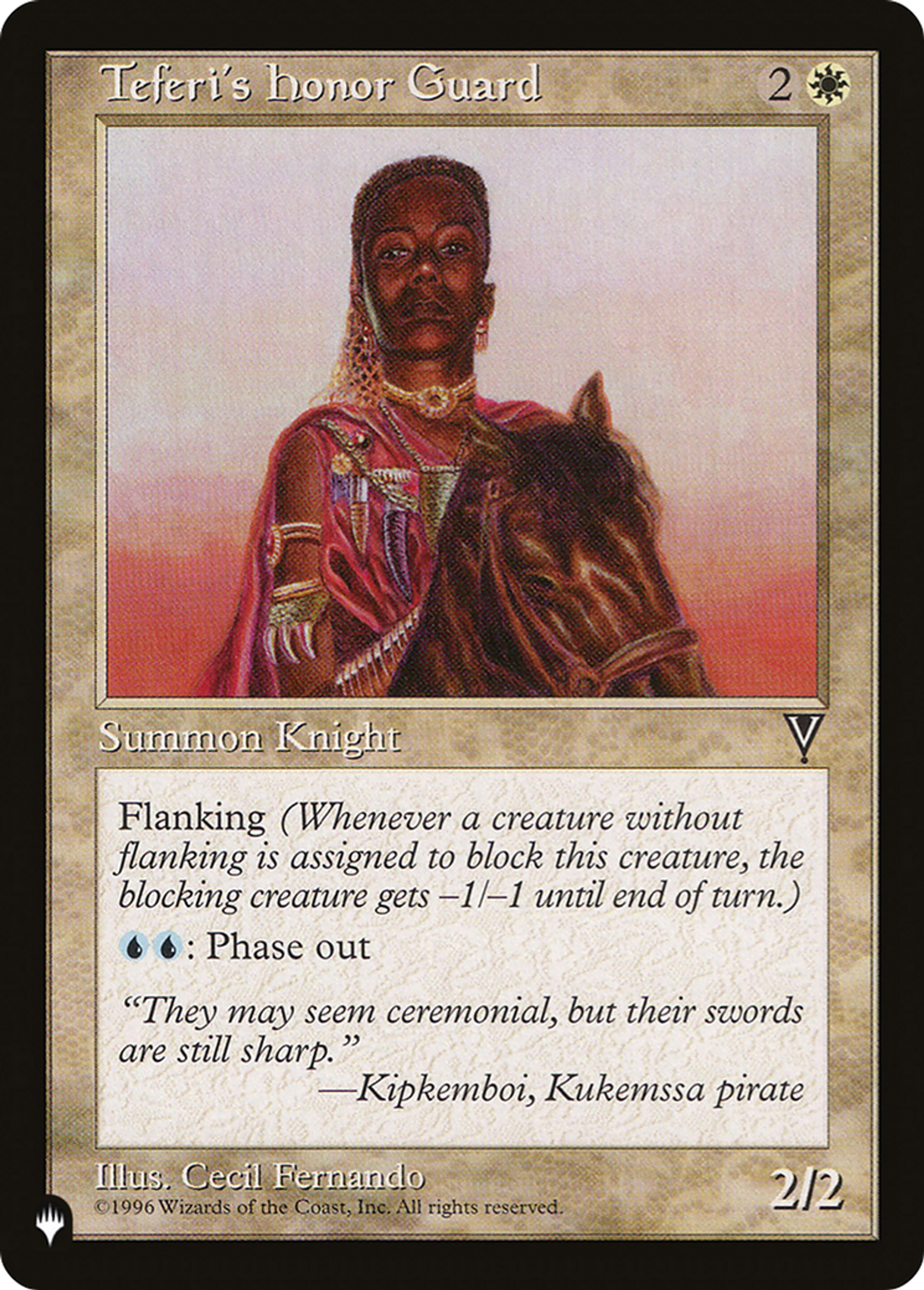 Garde d'honneur de Téfeiri — The List — Magic: The Gathering
