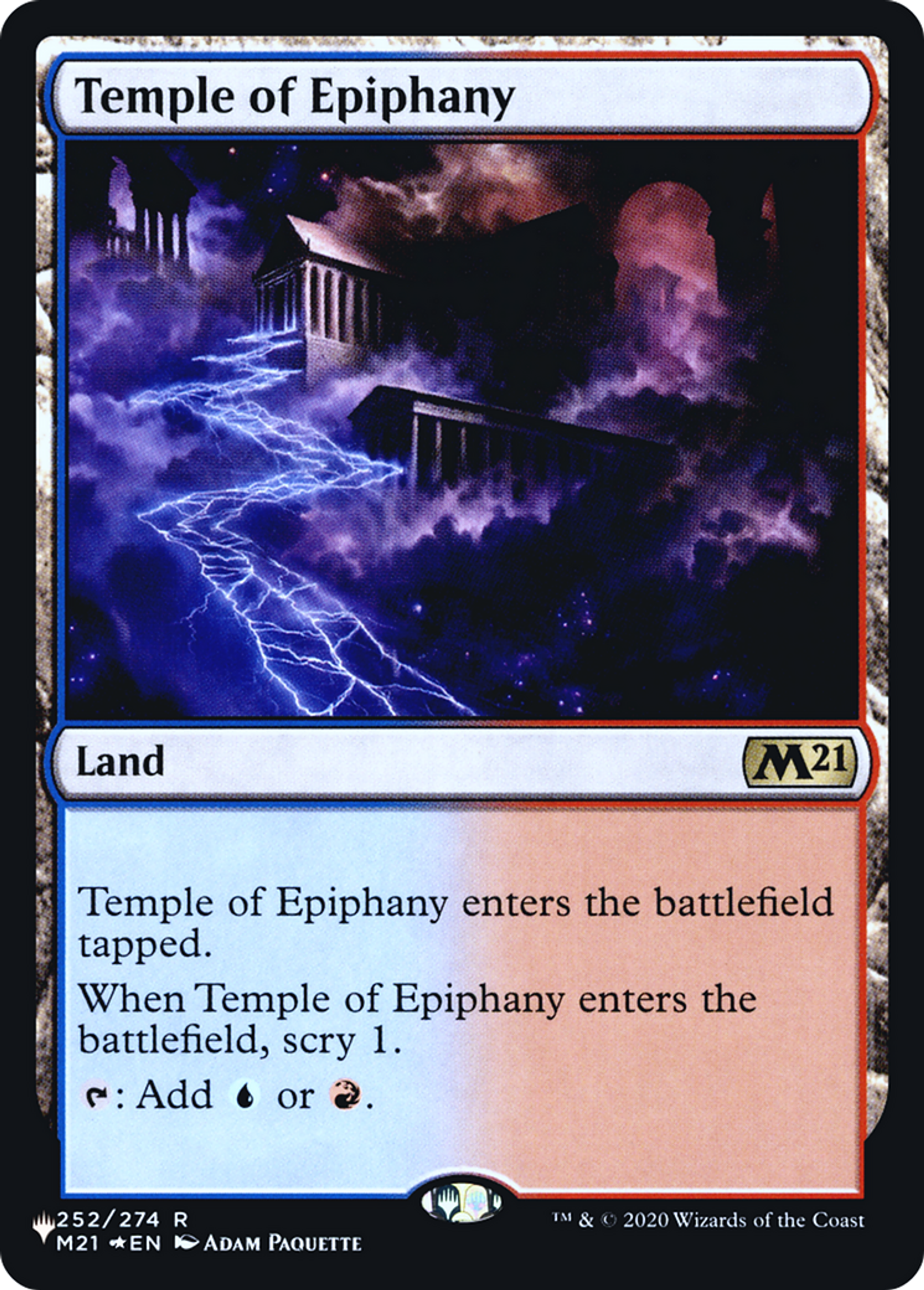 Temple of Epiphany — The List — Magic: The Gathering