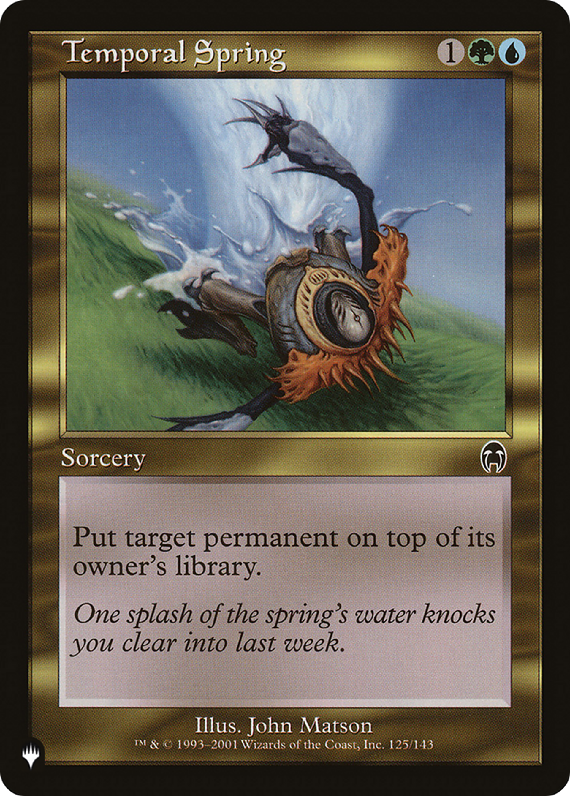 Source temporelle — The List — Magic: The Gathering