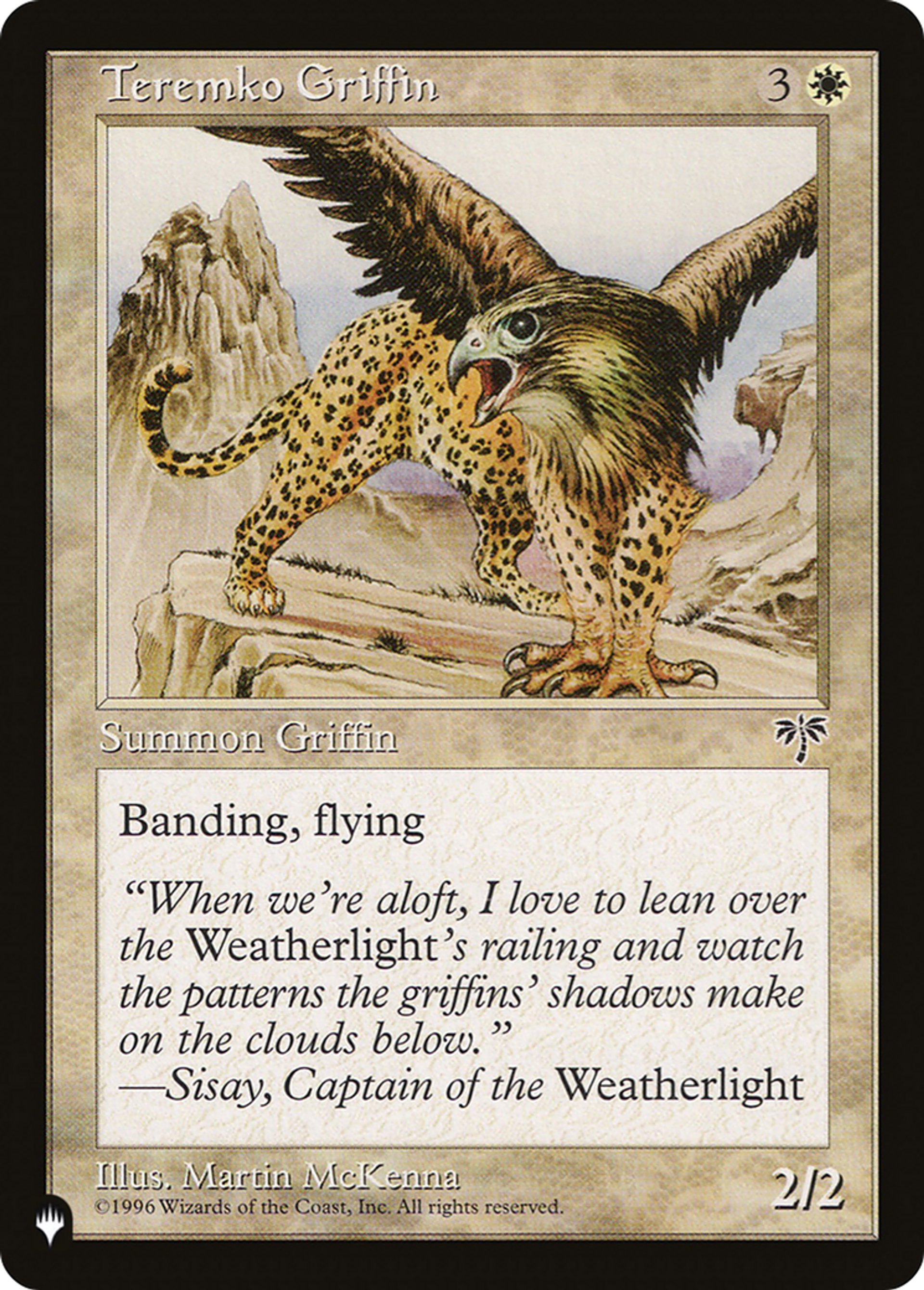 Teremko Griffin — The List — Magic: The Gathering