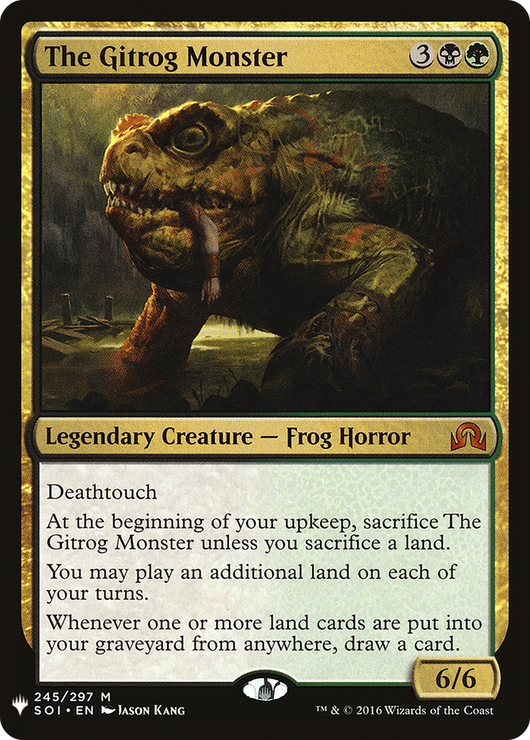 Le monstre de Gitrog from The List - Magic: The Gathering
